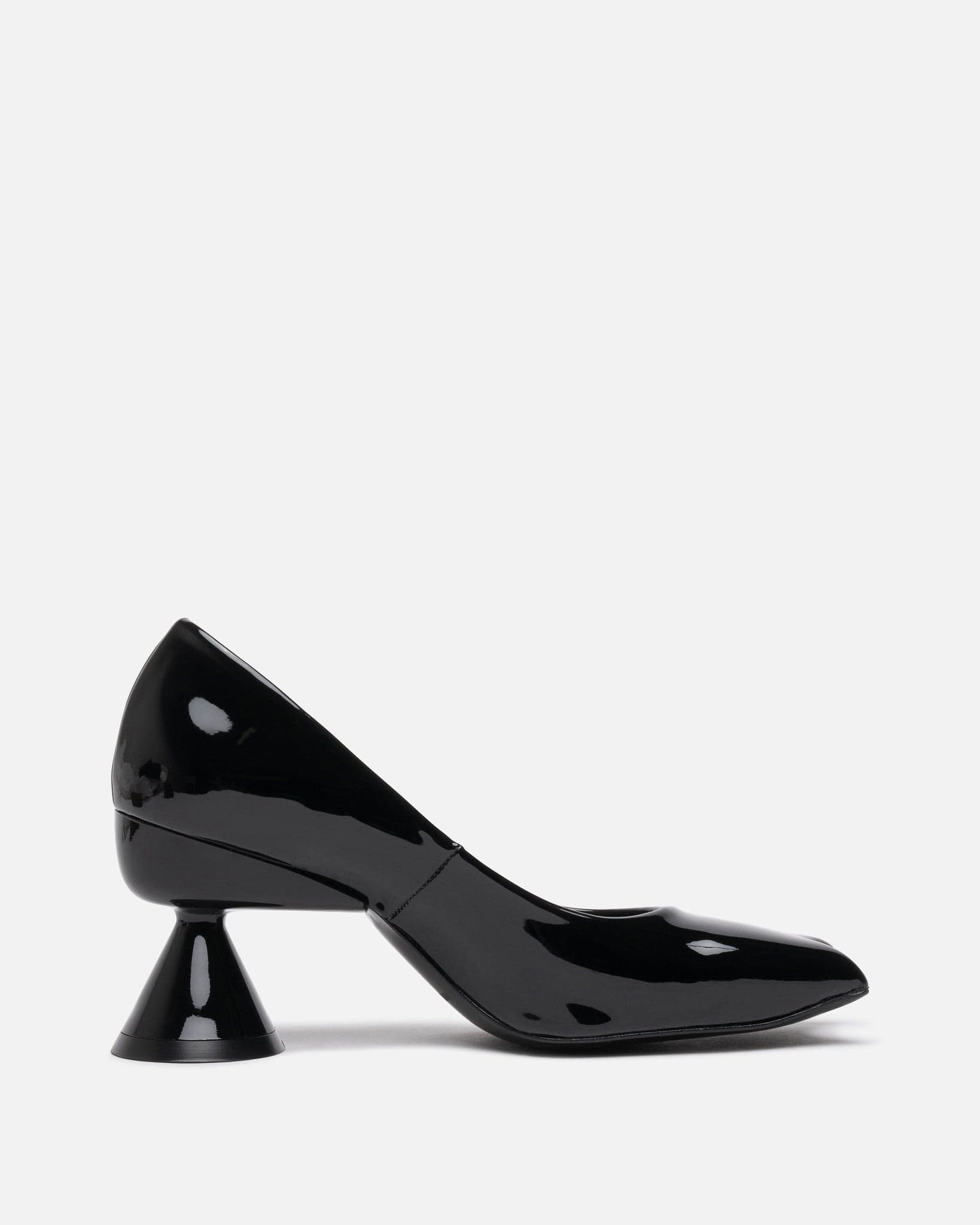 Diablo Heels in Black Pleather – SVRN