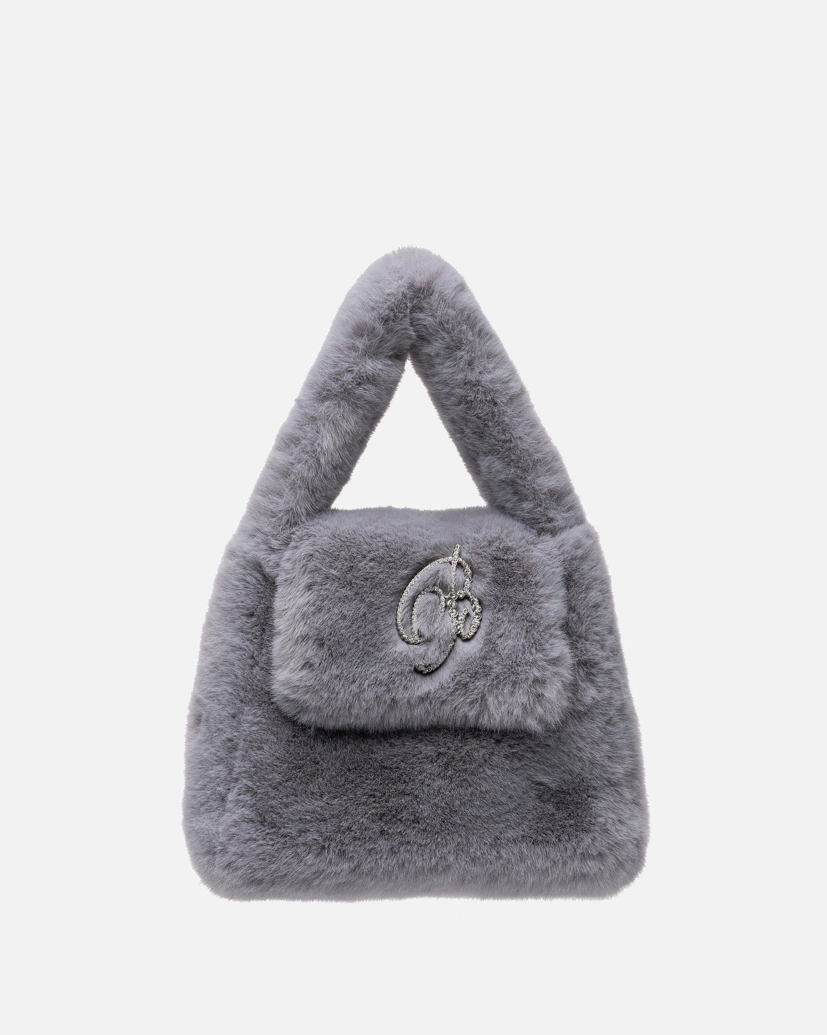 Blumarine Pink Eco-fur Shoulder Bag