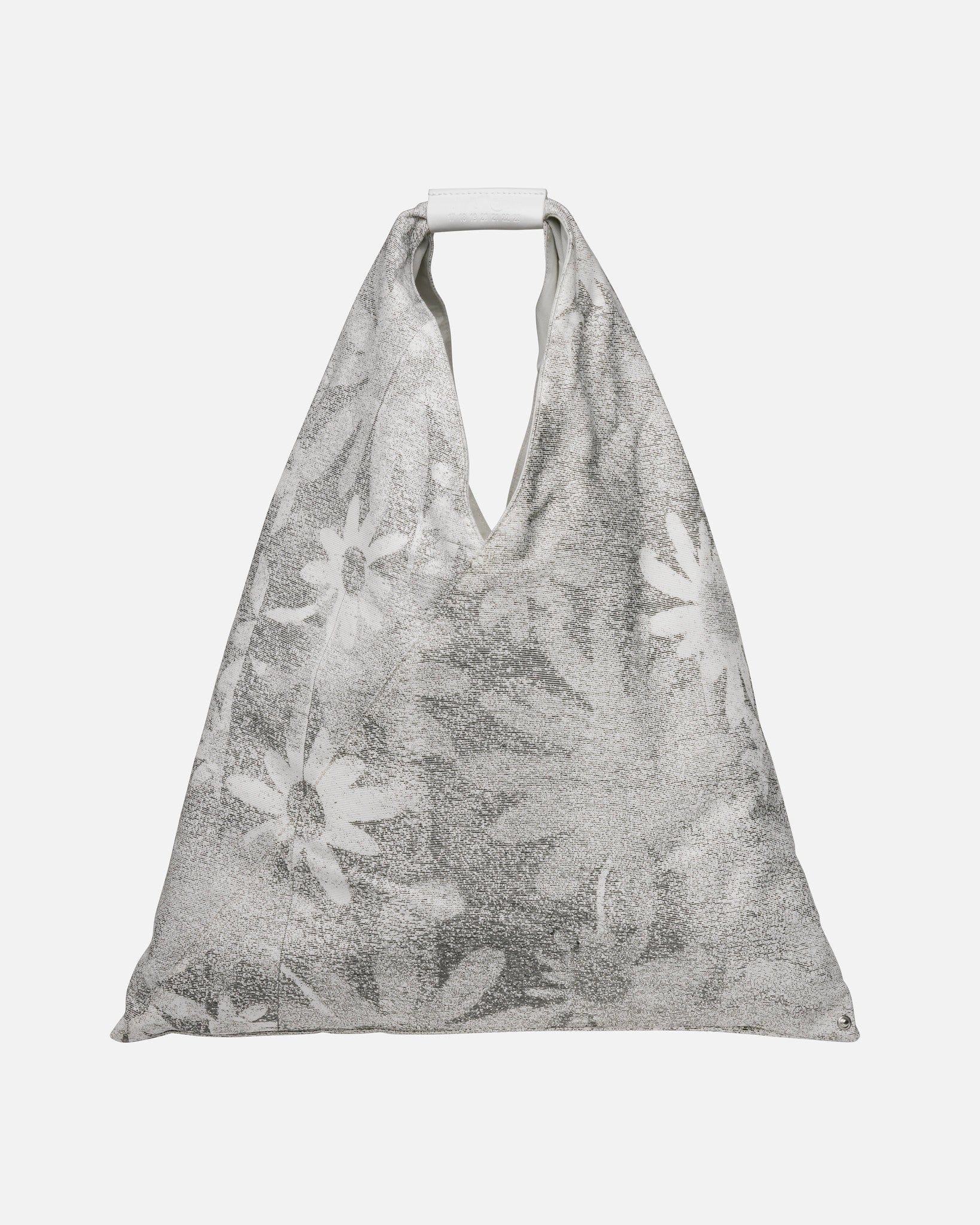 Floral Print Classic Japanese Handbag in Black/White – SVRN