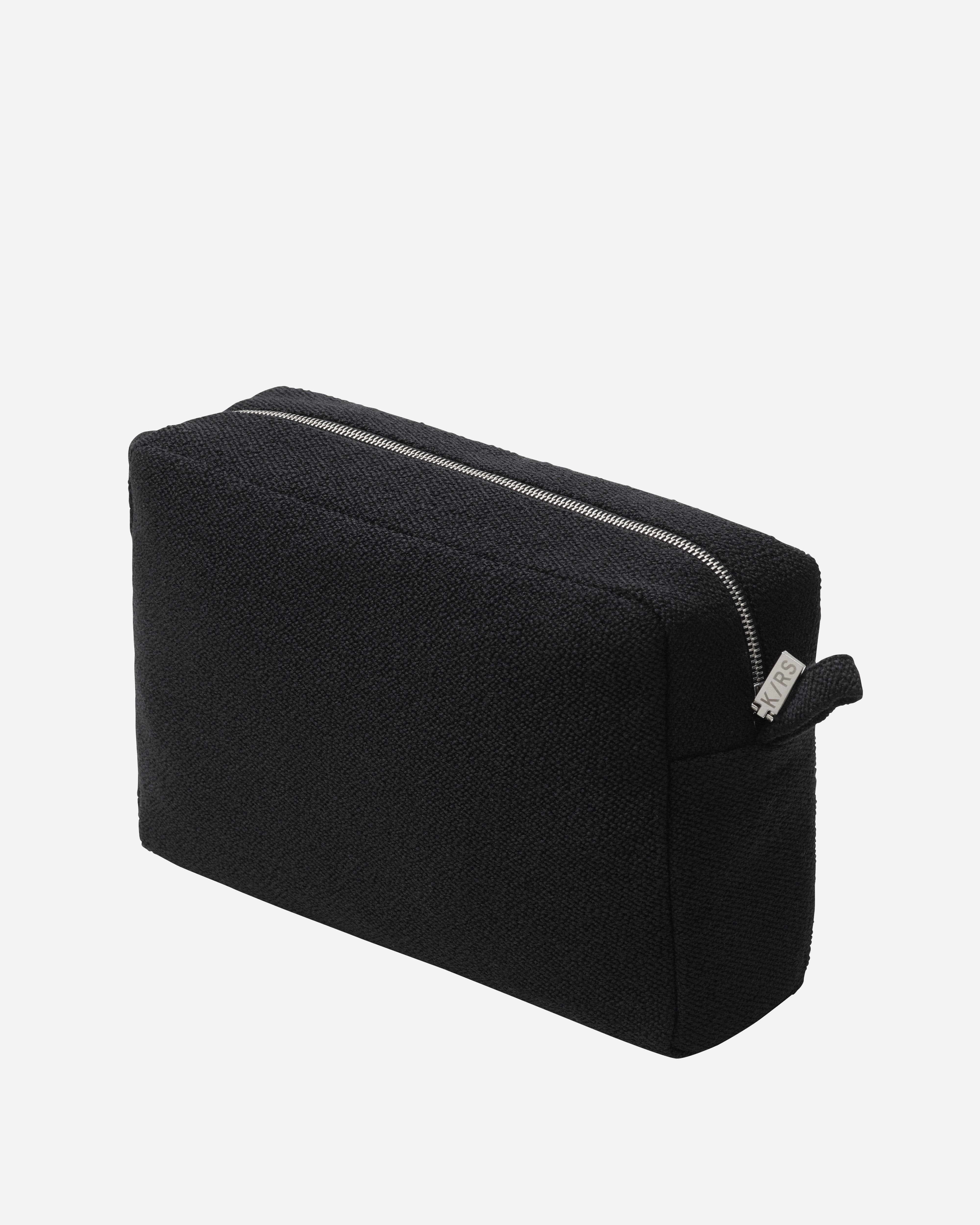 Large black toiletry discount bag