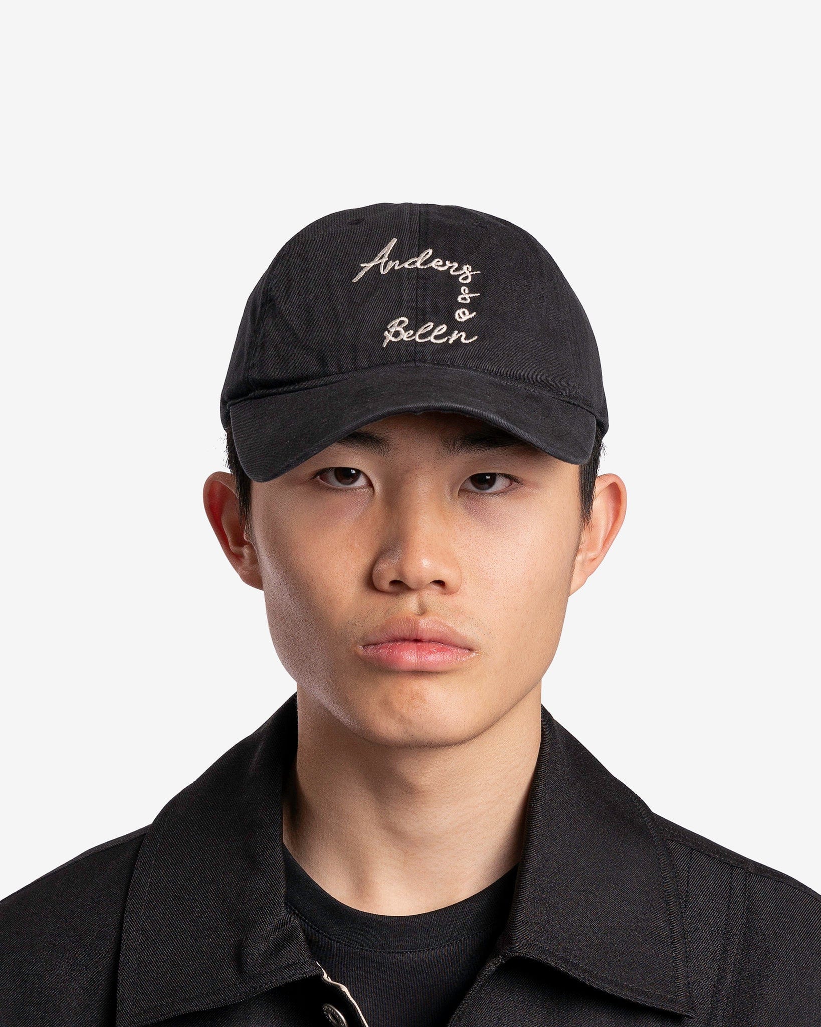 Logo Washed Cap in Black – SVRN