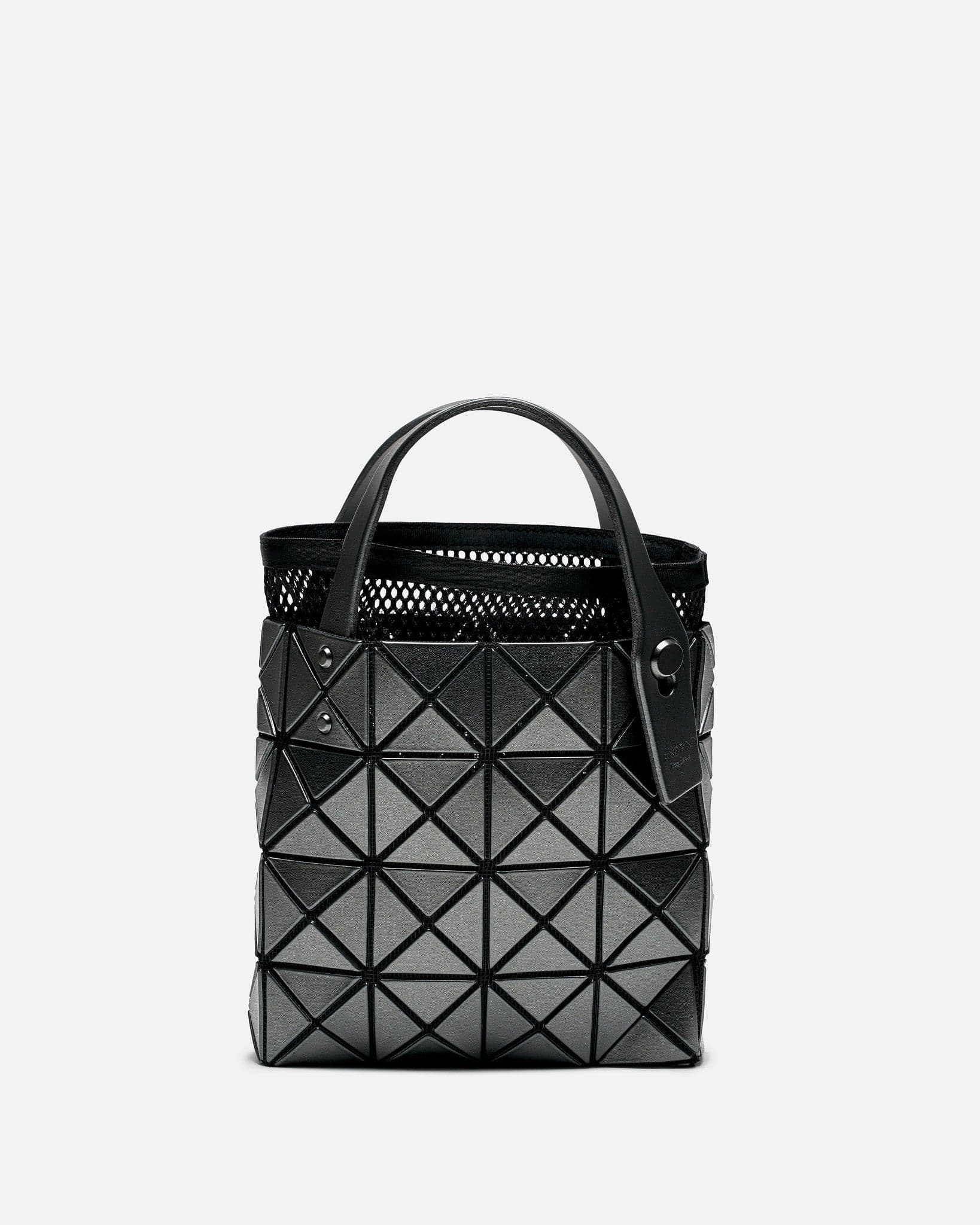 Lucent Boxy Mini Tote in Gunmetal – SVRN