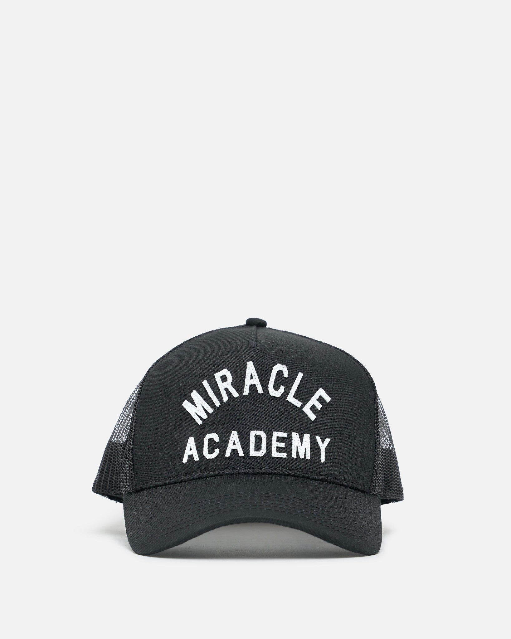 Miracle Academy Trucker Hat in Black