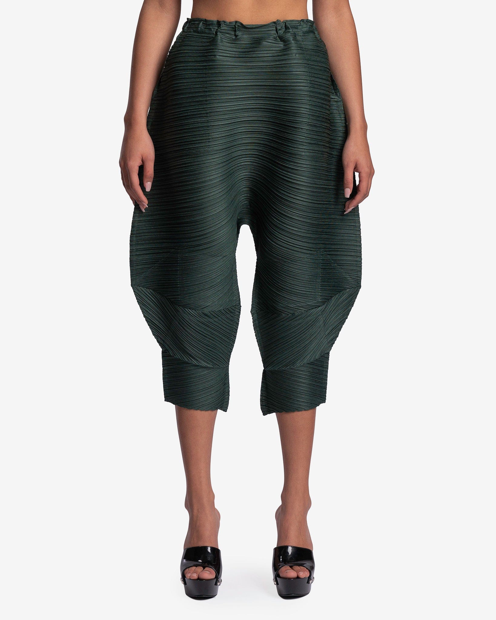 Thicker Bounce Pants in Dark Green