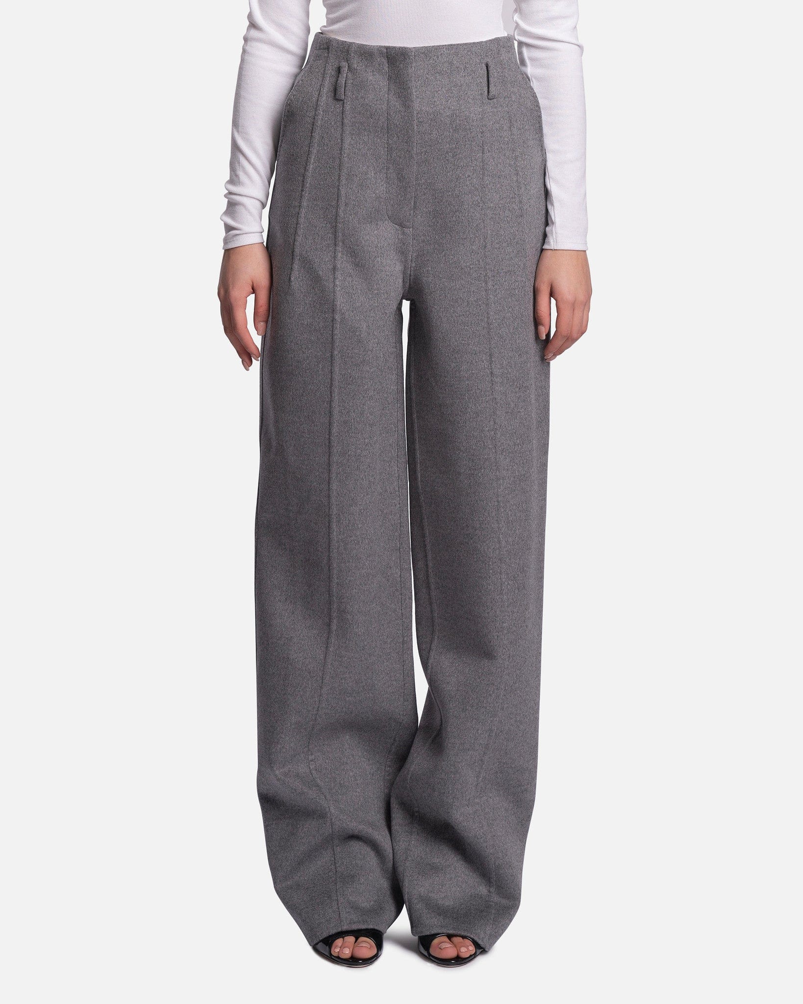 Double-Face Darted Pant in Cool Grey – SVRN