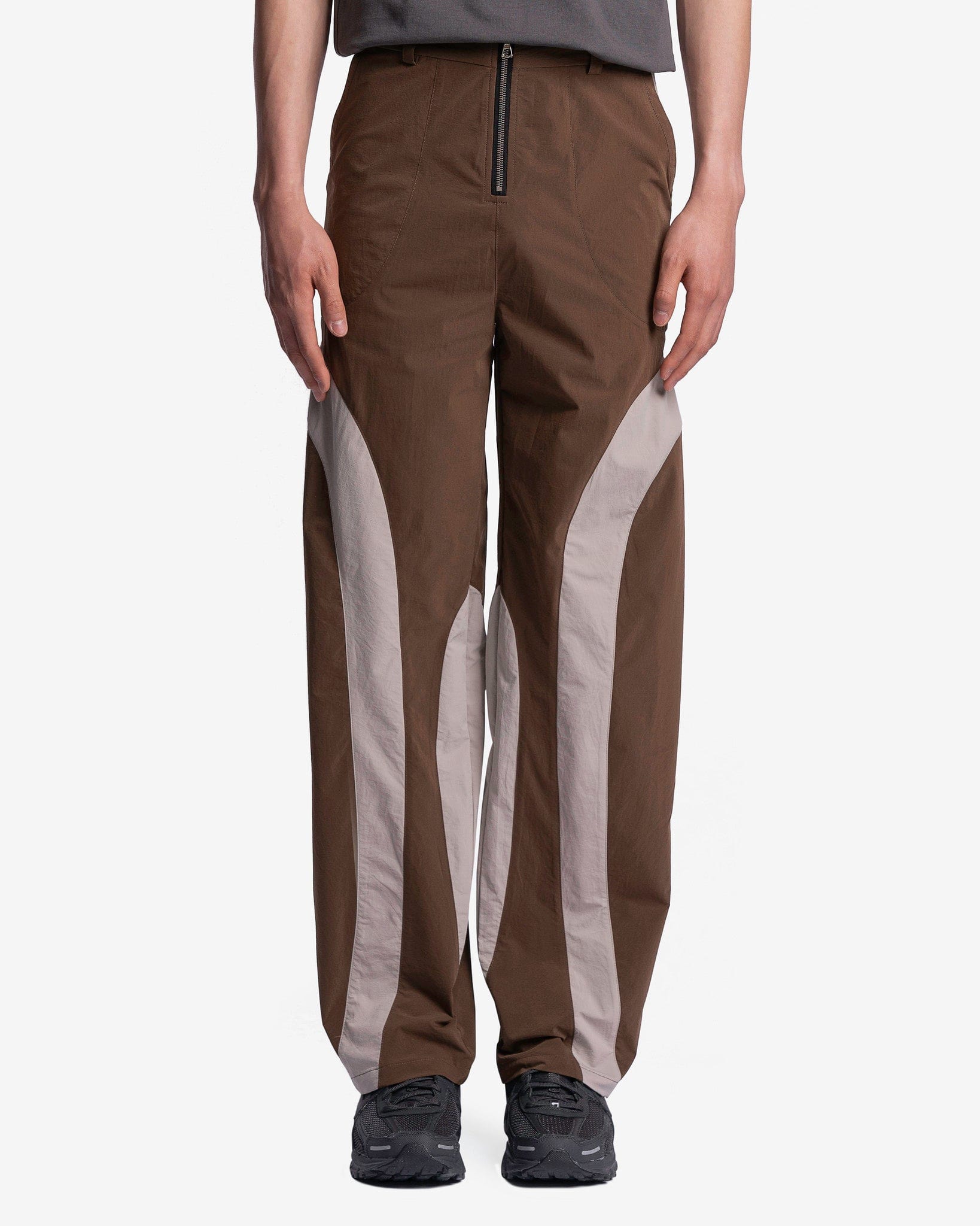 NAMACHEKO zip design slacks pants