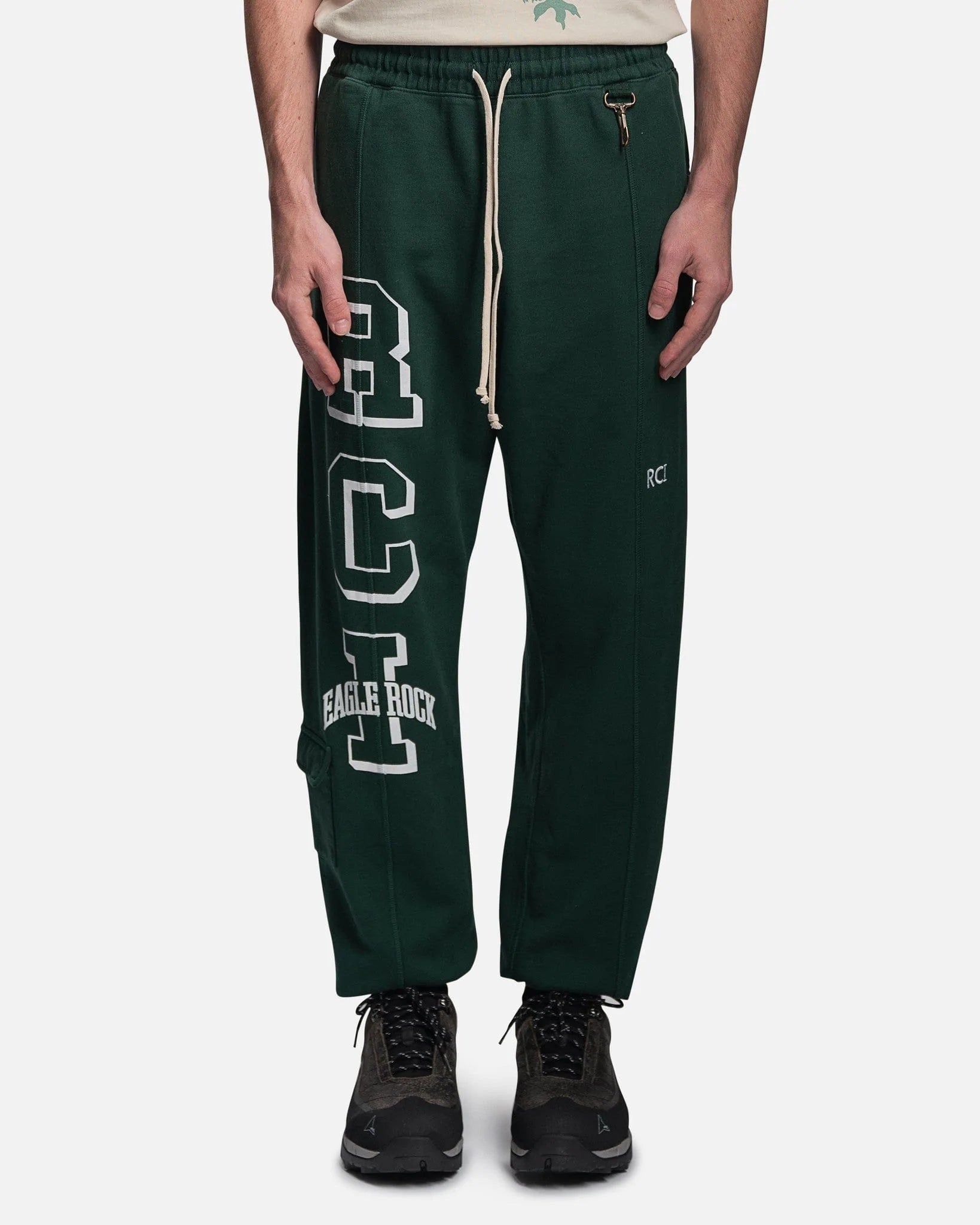 Men's Sweatpants - Green - S