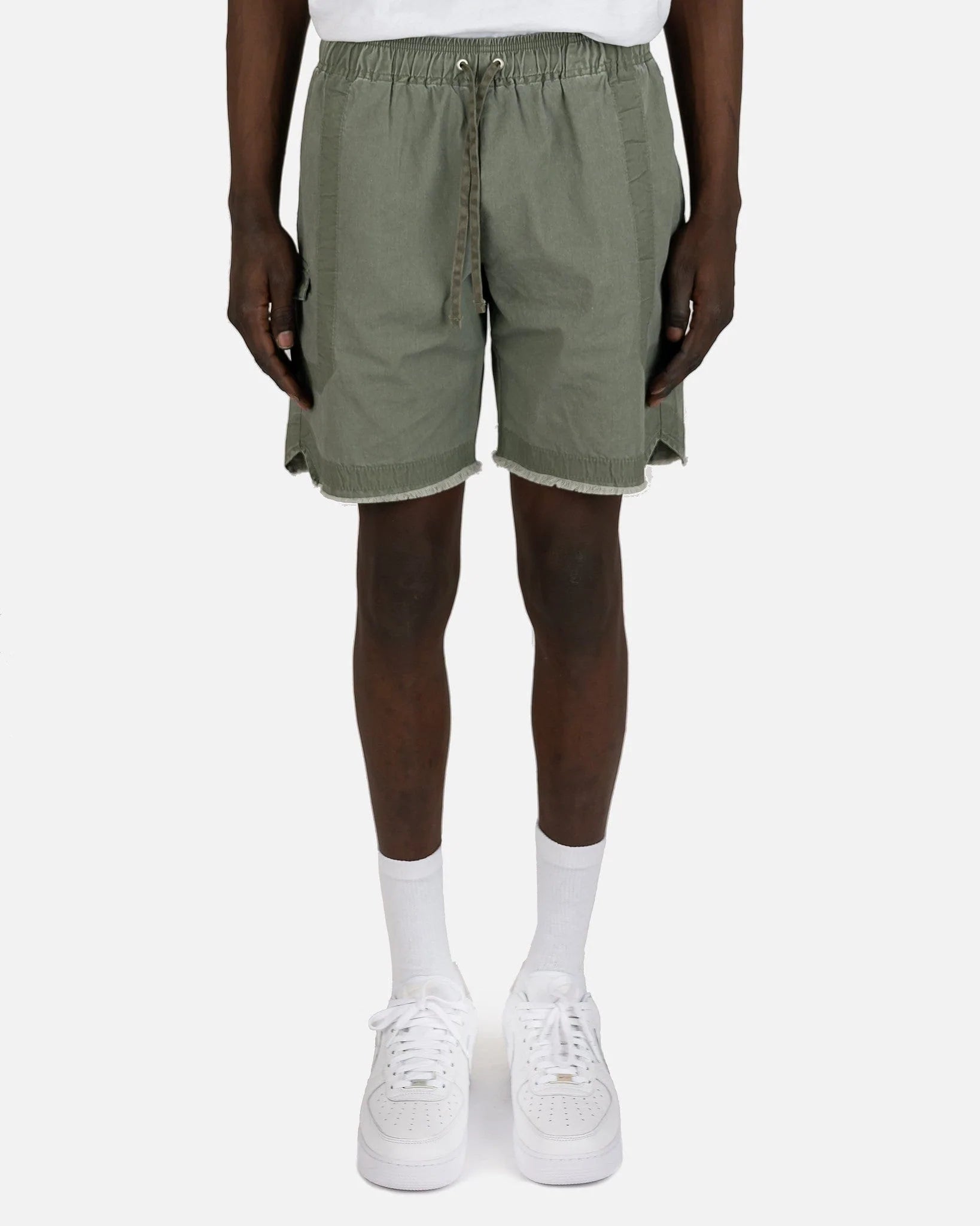 John Elliott High Shrunk Nylon Mountain top Shorts