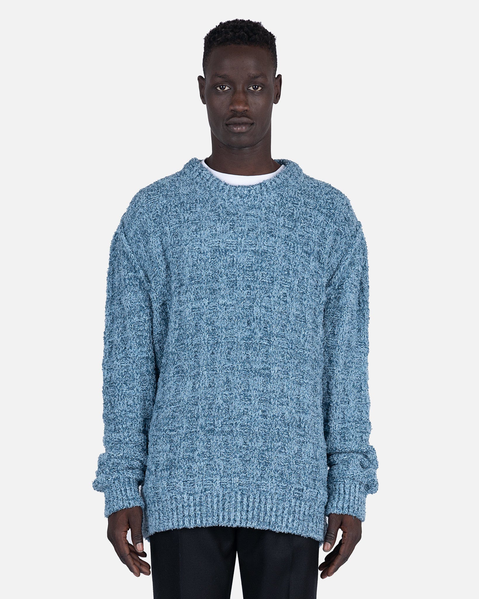 Oversized Sweater in Light Blue – SVRN