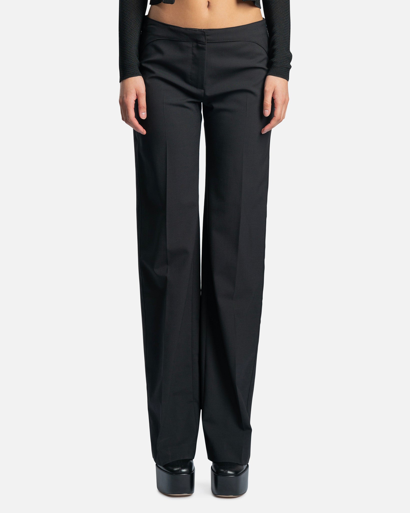 Tailored Pants with Buckle