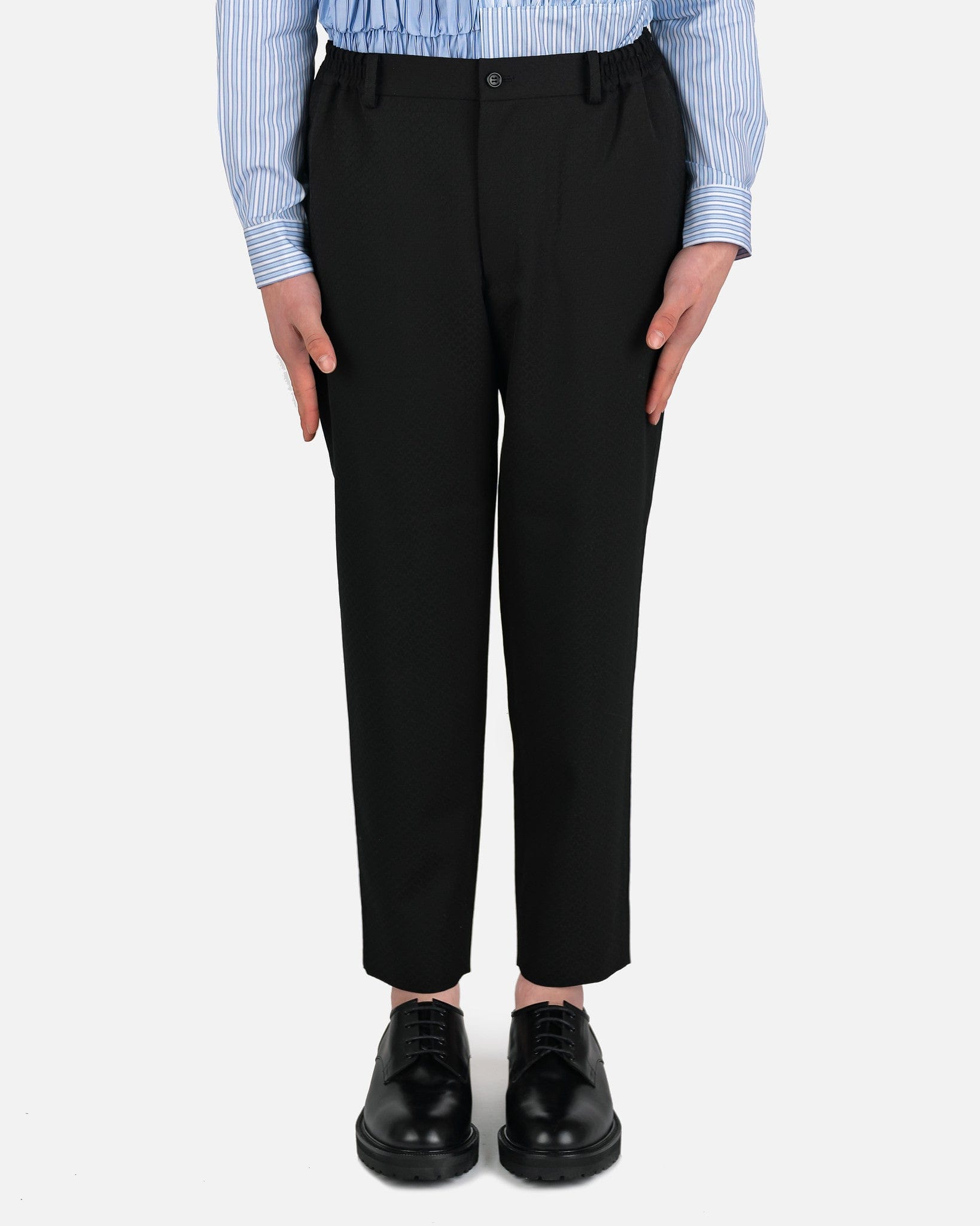 Deconstructed Pants in Black