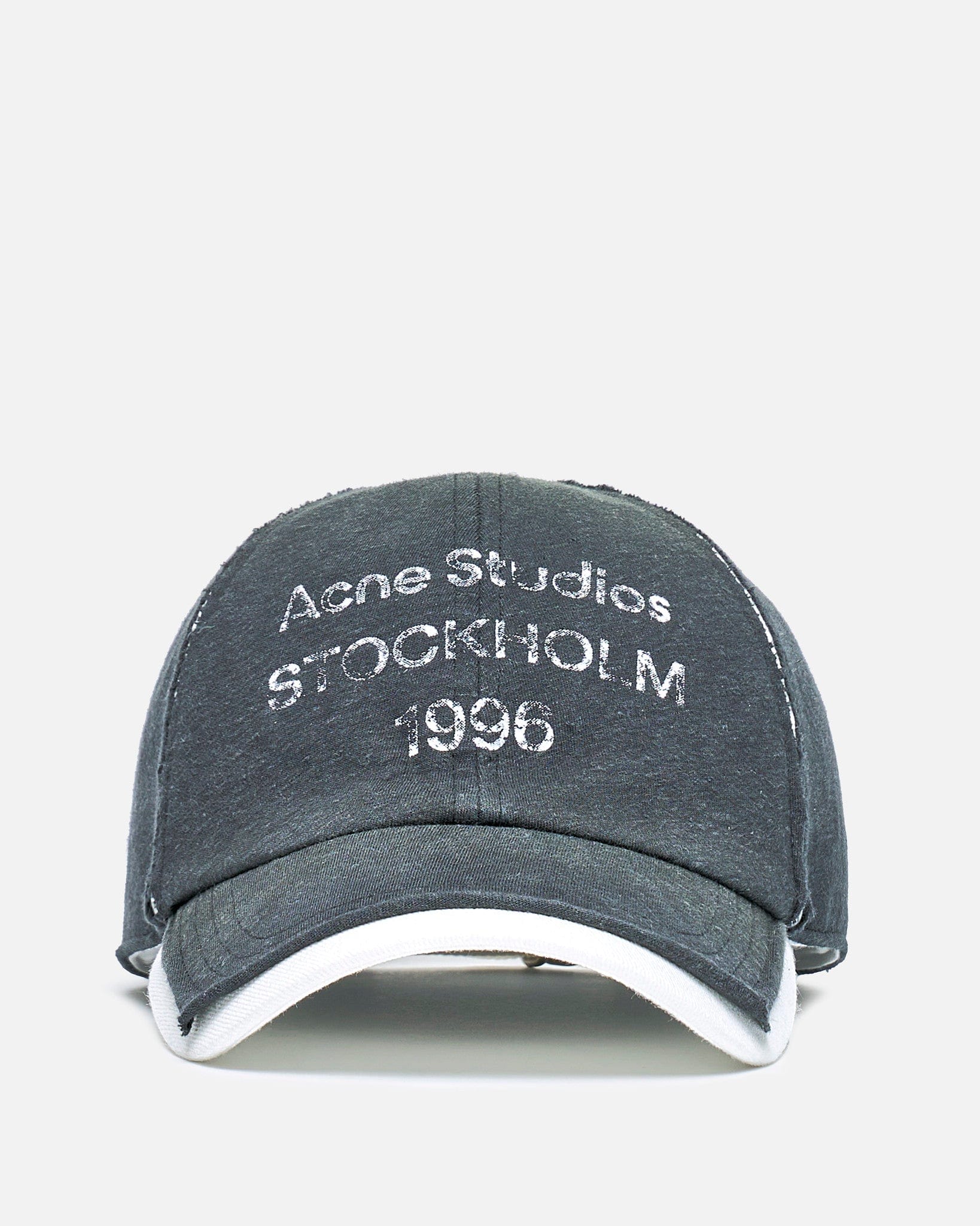 Acne Studios Men's Hats OS 1996 Carily Stamp Logo Hat in Black