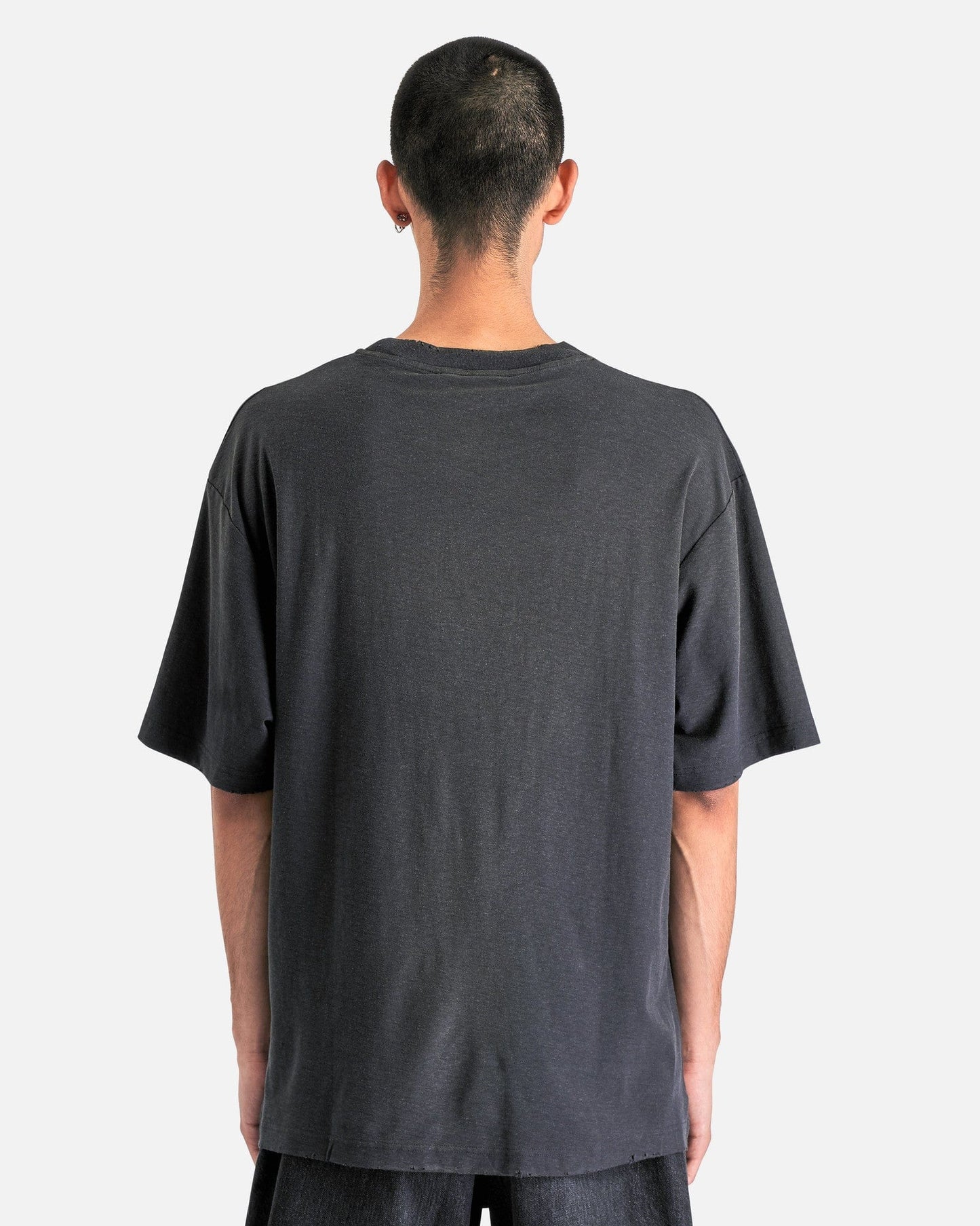 Acne Studios Men's T-Shirts 1996 Exford T-Shirt in Faded Black