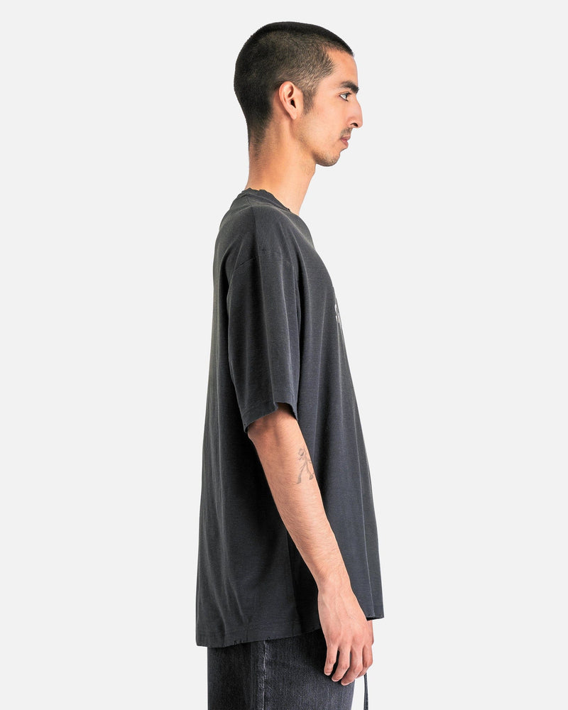 Acne Studios Men's T-Shirts 1996 Exford T-Shirt in Faded Black