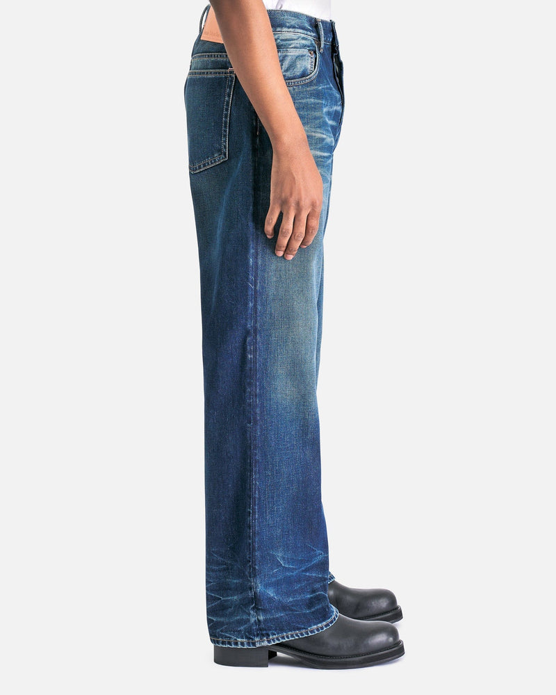 Acne Studios Men's Pants 2021 Broadway Denim in Mid Blue