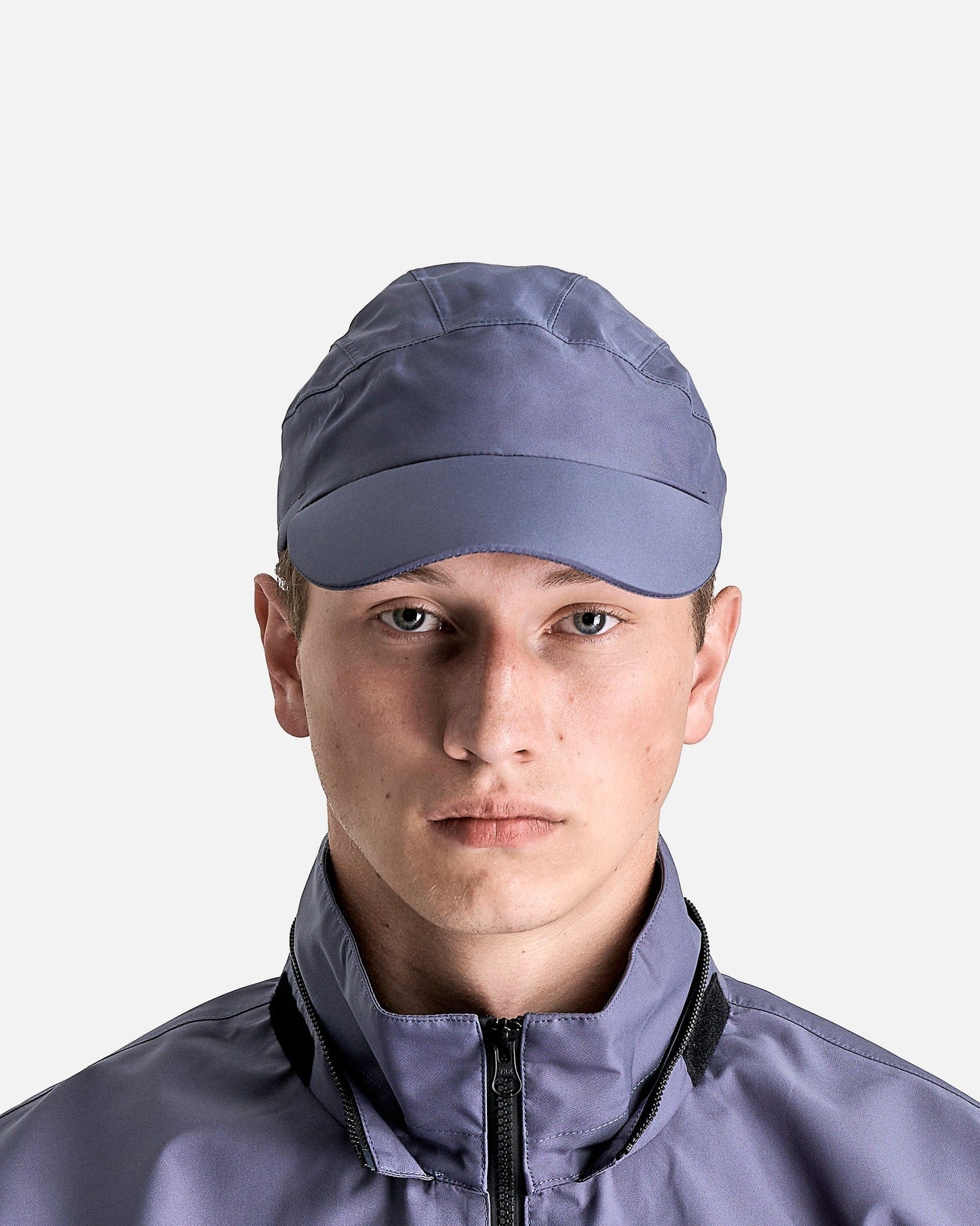 GR10K Men's Hats OS 3L Micrgrid Rogaining Cap in Calcite Blu