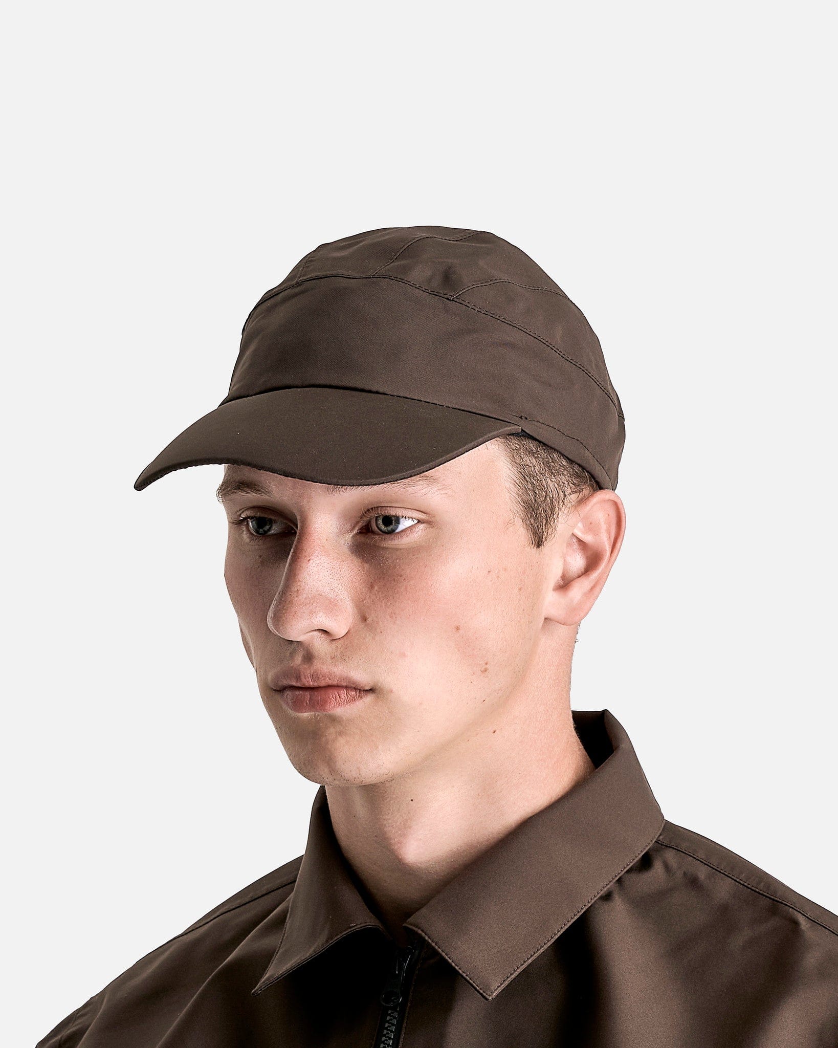 GR10K Men's Hats OS 3L Micrgrid Rogaining Cap in Soil Brown