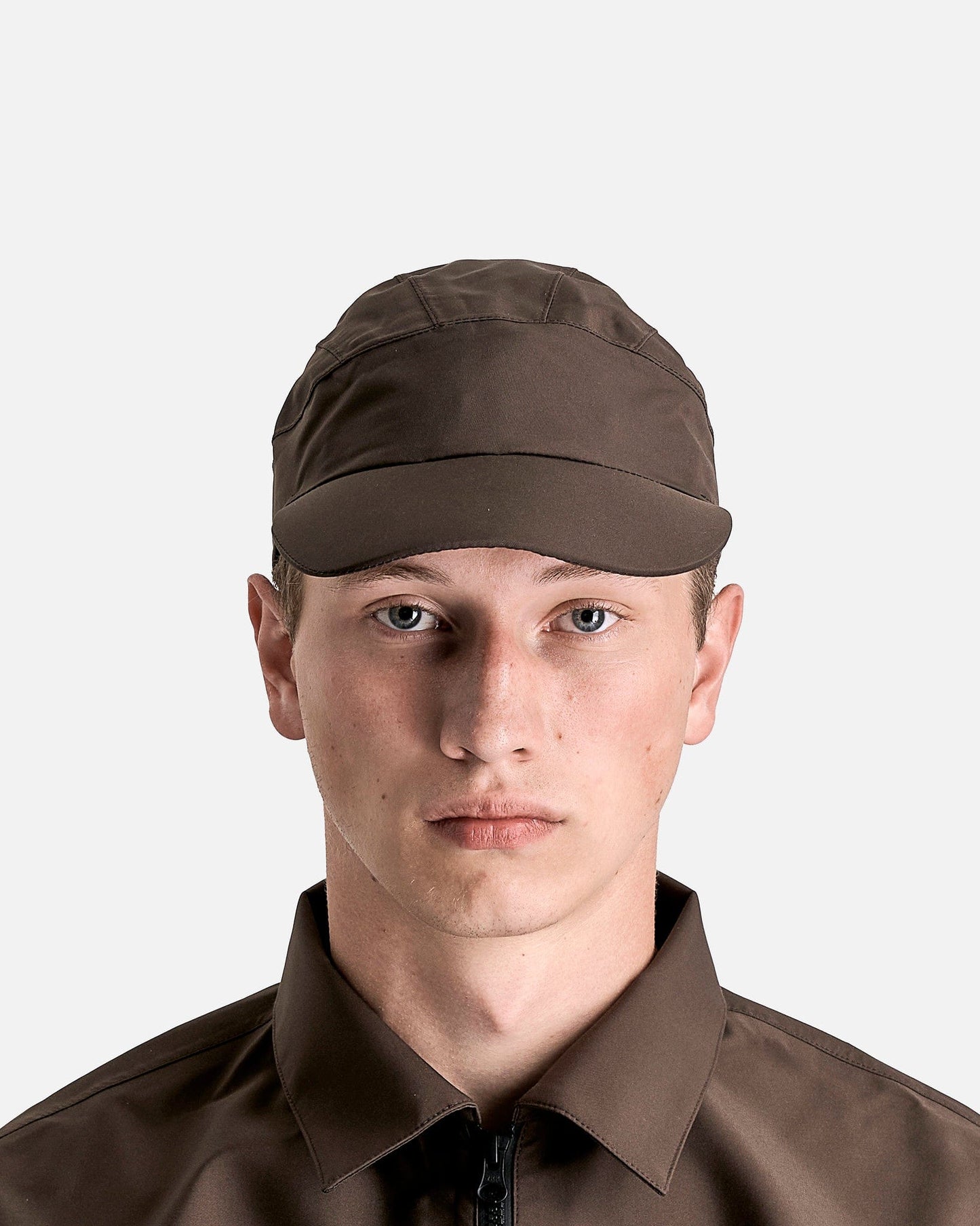 GR10K Men's Hats OS 3L Micrgrid Rogaining Cap in Soil Brown