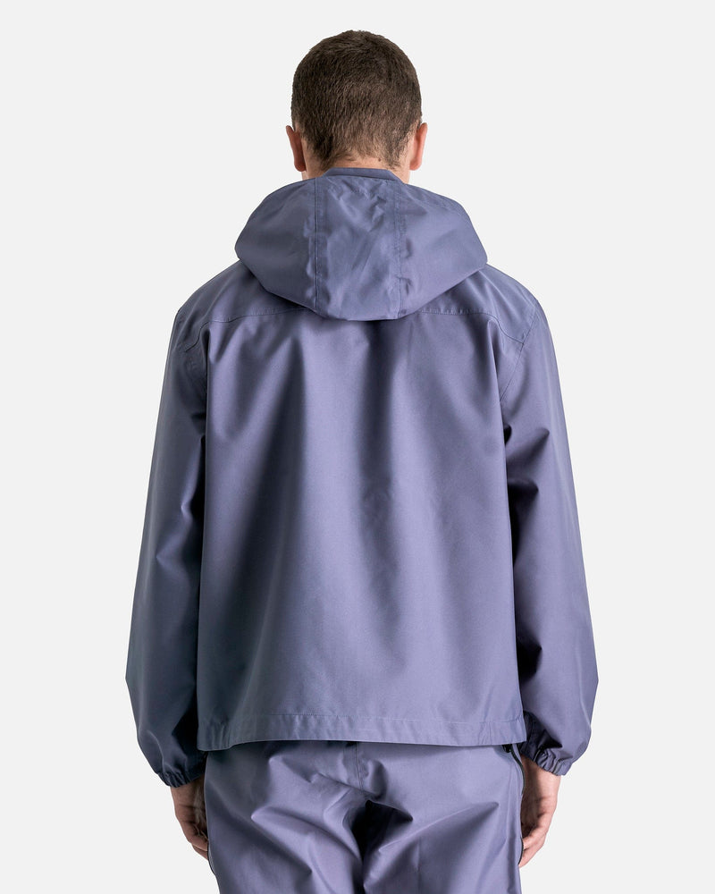 GR10K Men's Jackets 3L Vega Hooded Jacket in Calcite Blu