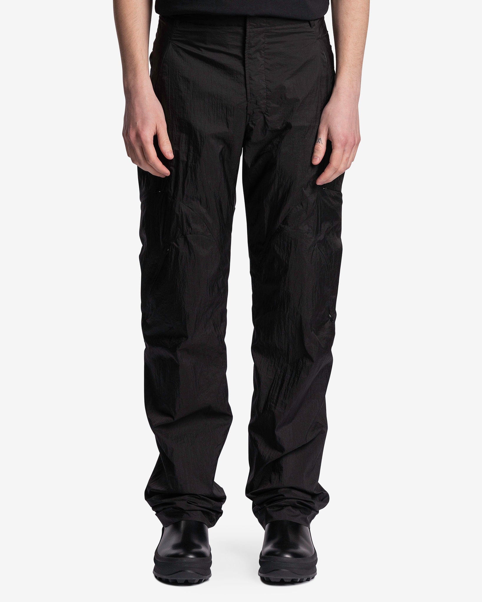 POST ARCHIVE FACTION (P.A.F) Men's Pants 5.0+ Trousers Center in Black/Charcoal