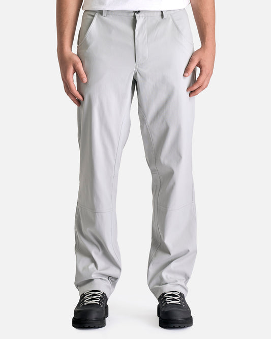 Tech Canvas Cut Pant in Pale Grey