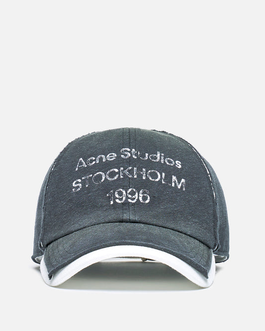 1996 Carily Stamp Logo Hat in Black