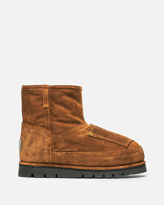 Batter Low Ankle Boot in Tobacco Brown