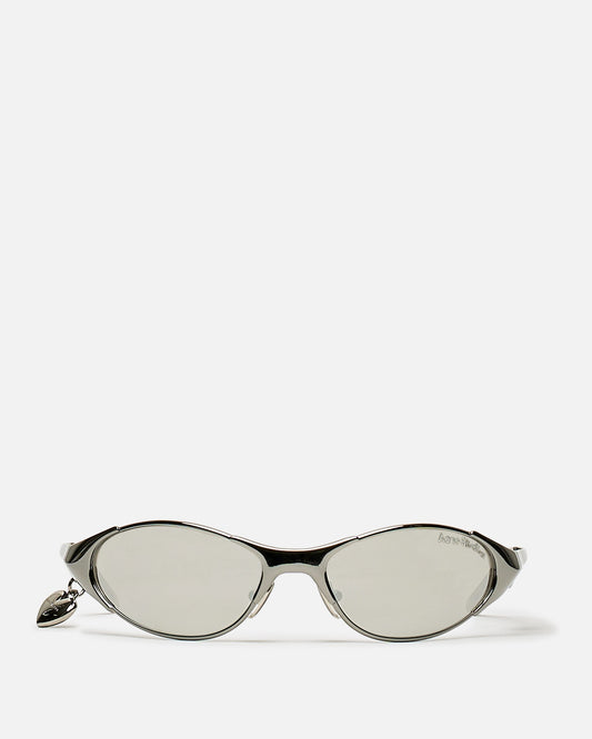 Apin Rimless Sunglasses in Antique Silver