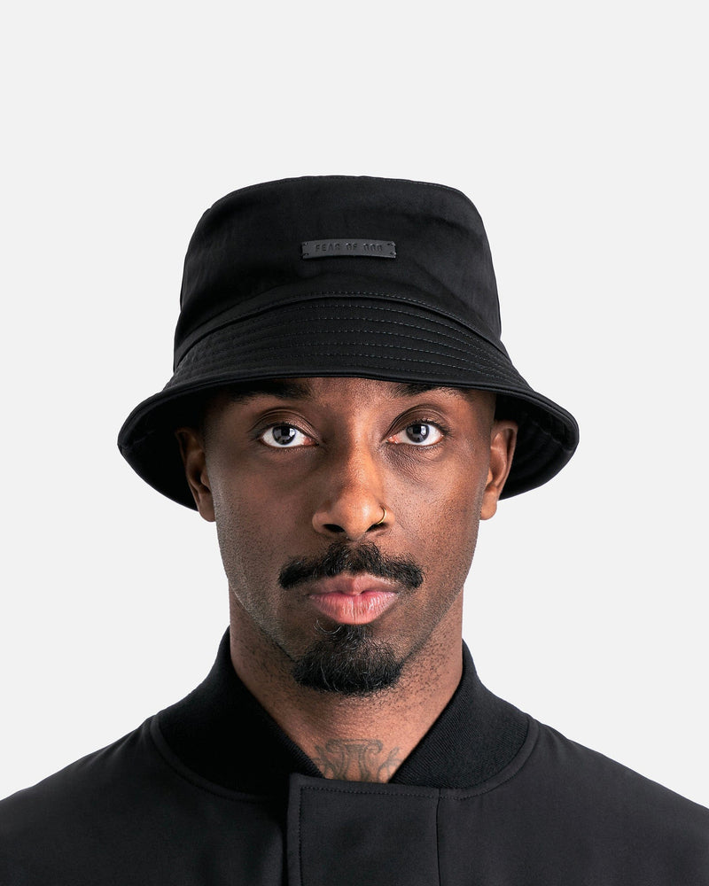 Fear of God Men's Hats 8th Collection Bucket in Black