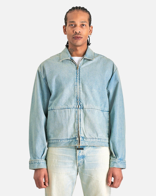 Fear of God Men's Jackets 8th Collection Denim Jacket in Light Indigo