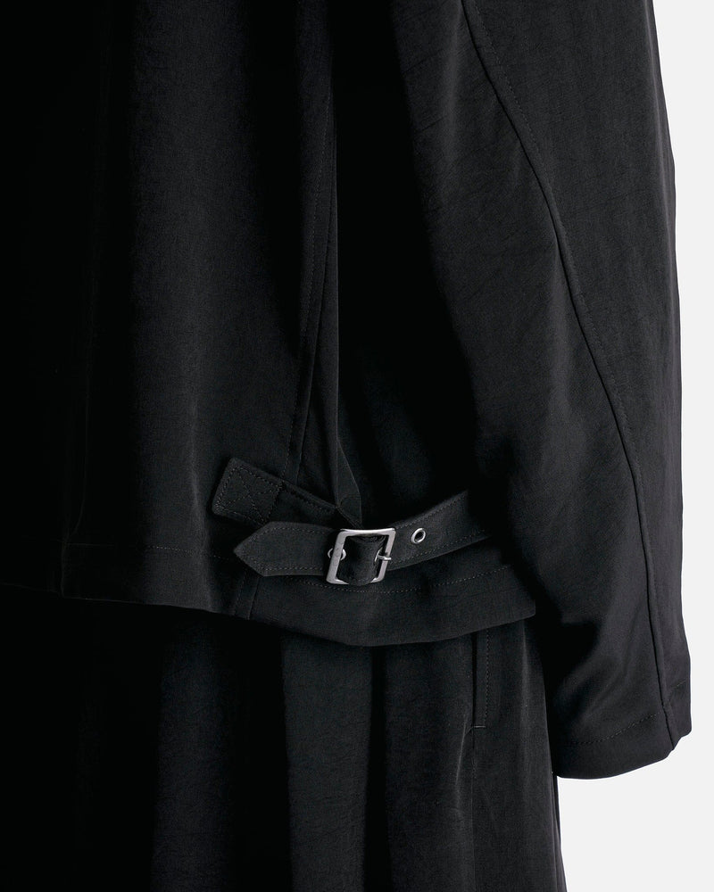 Yohji Yamamoto Pour Homme Men's Jackets A-Zipper Blouson in Black