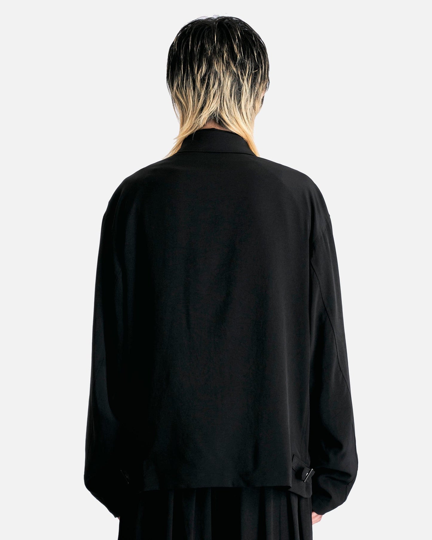 Yohji Yamamoto Pour Homme Men's Jackets A-Zipper Blouson in Black