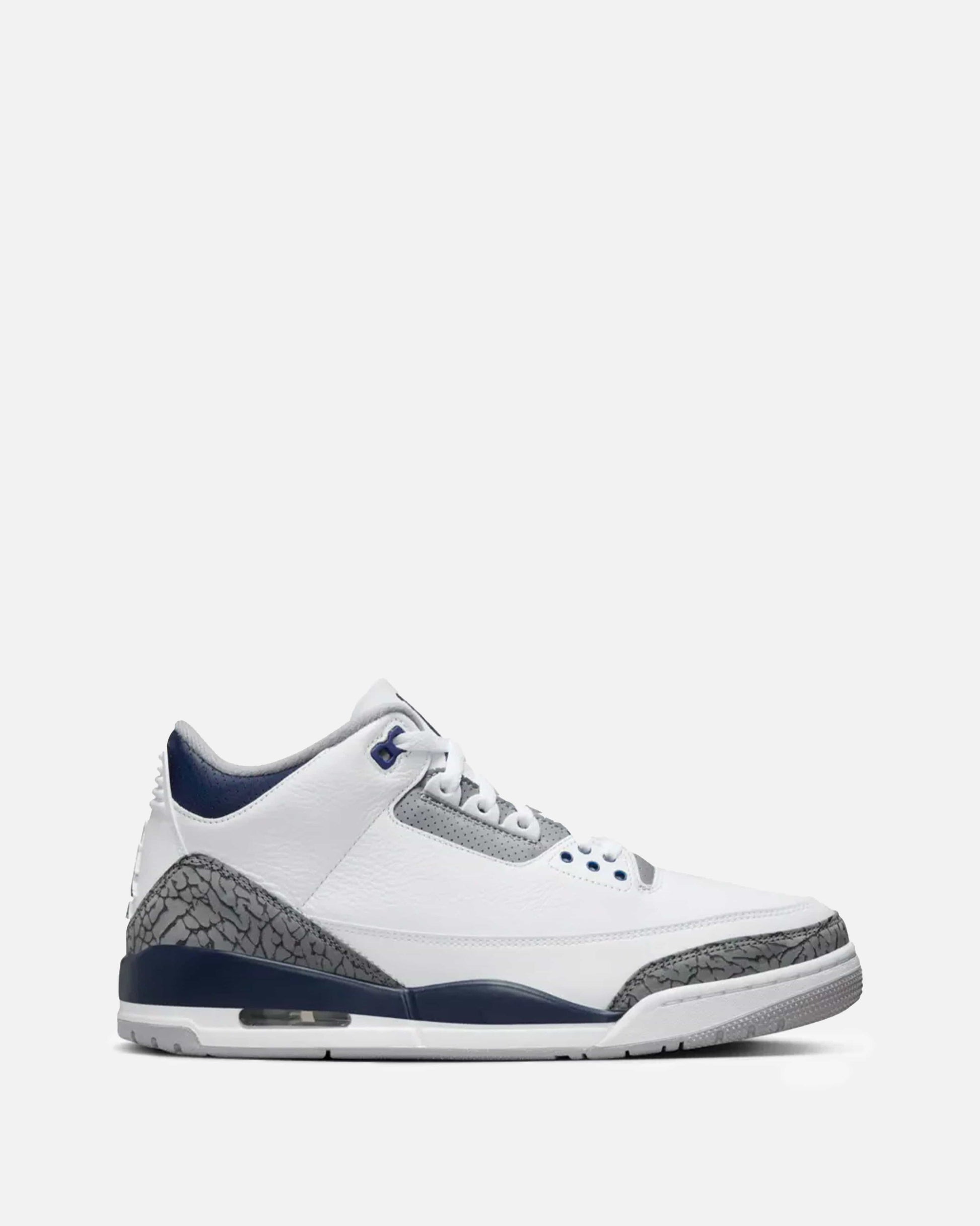 JORDAN Men's Sneakers Air Jordan 3 'White/Midnight Navy'