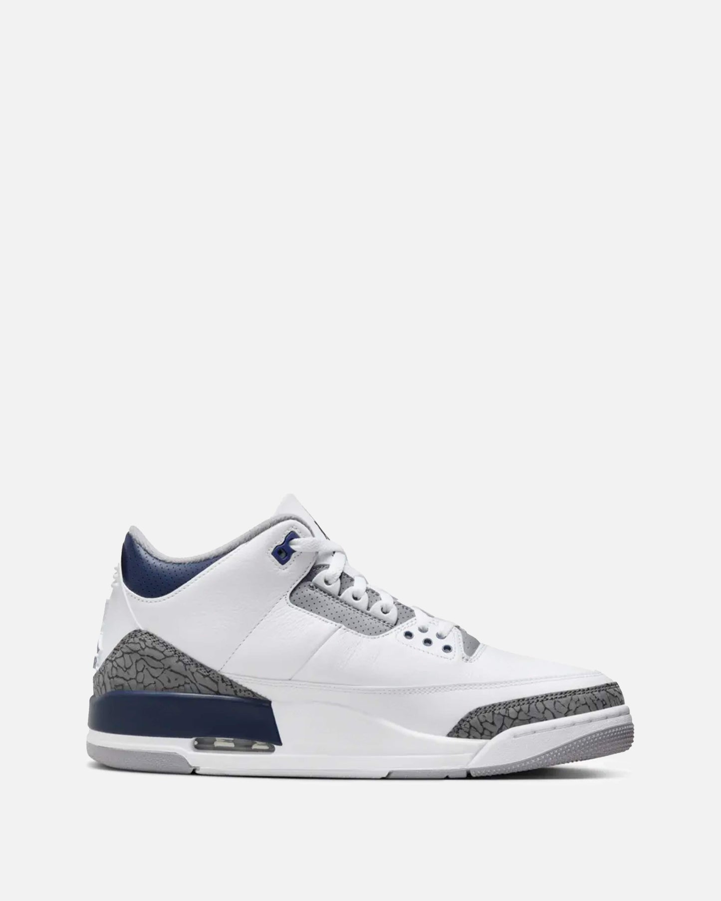 JORDAN Men's Sneakers Air Jordan 3 'White/Midnight Navy'