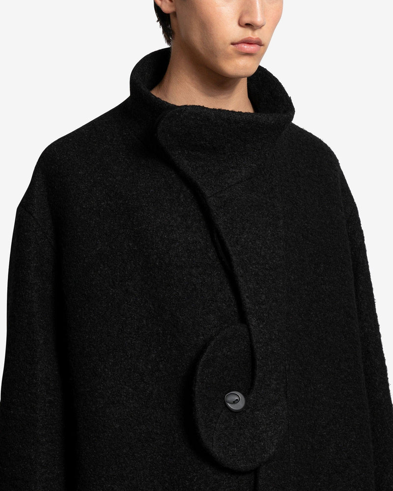 Alfalfa Coat in Black