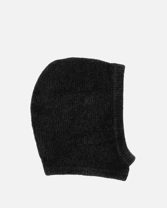 Rick Owens Men's Hats OS Alpaca Hood in Black