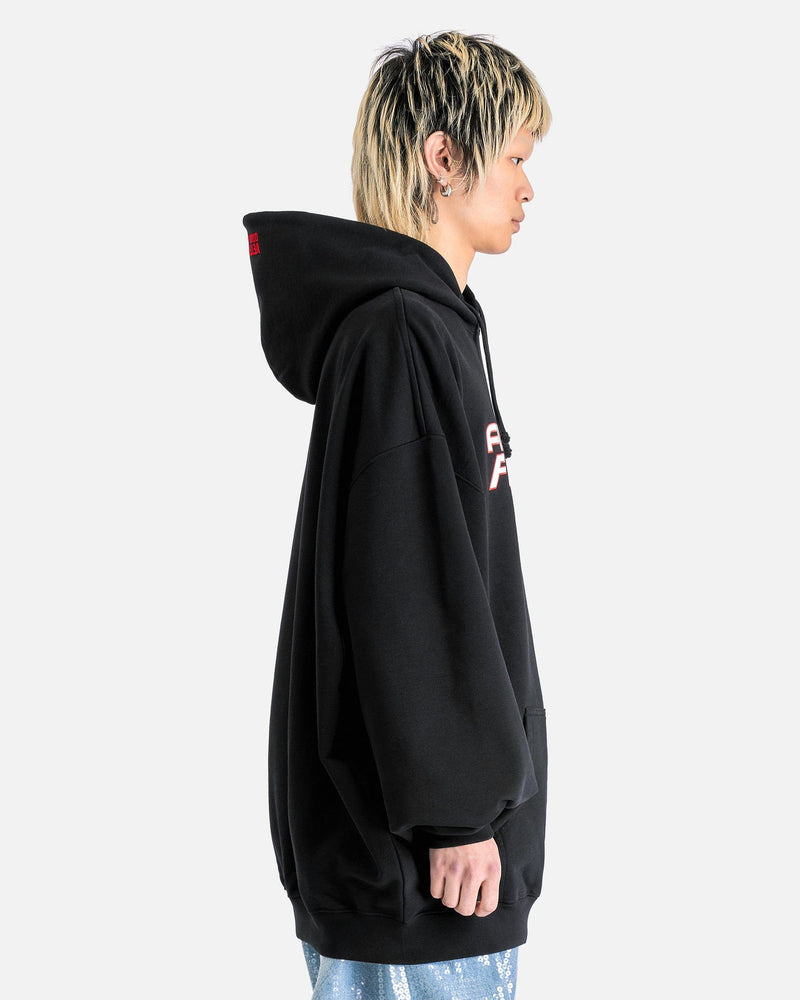 VETEMENTS Men's Sweatshirts Anime Freak Hoodie in Black