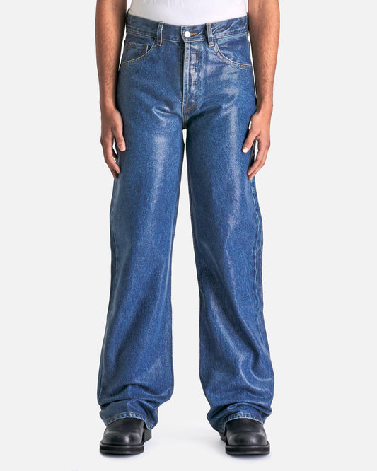 Satoshi Nakamoto Men's Jeans Argo Wax Denim in Blue