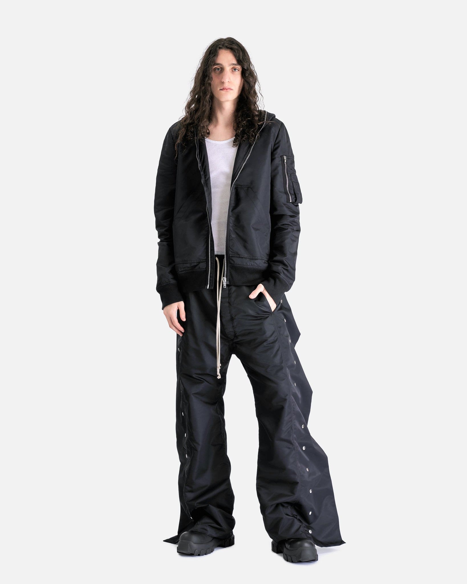 Rick Owens DRKSHDW Men's Pants Babel Pusher Pants in Black