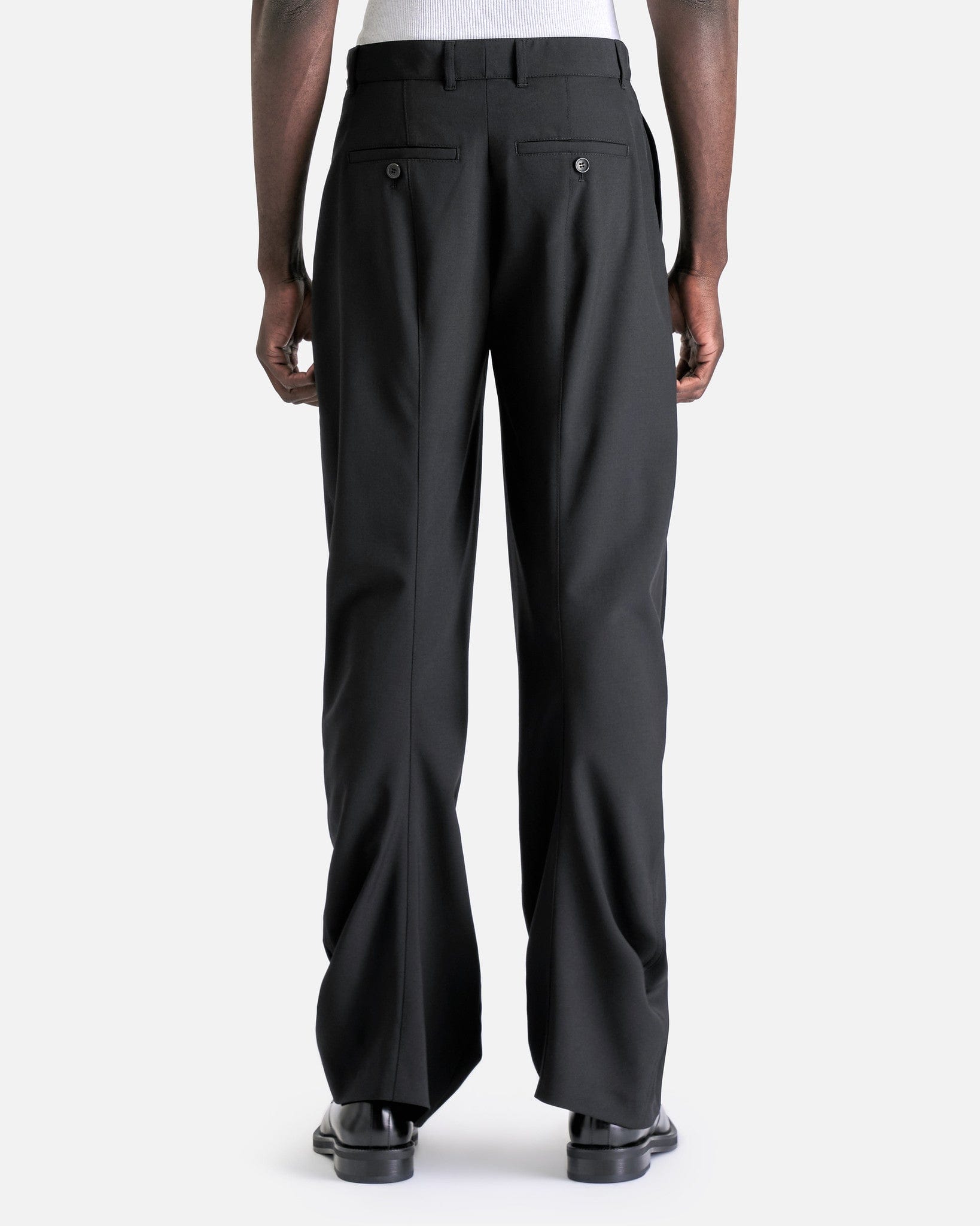 Y/Project Men's Pants Banana Pants in Black