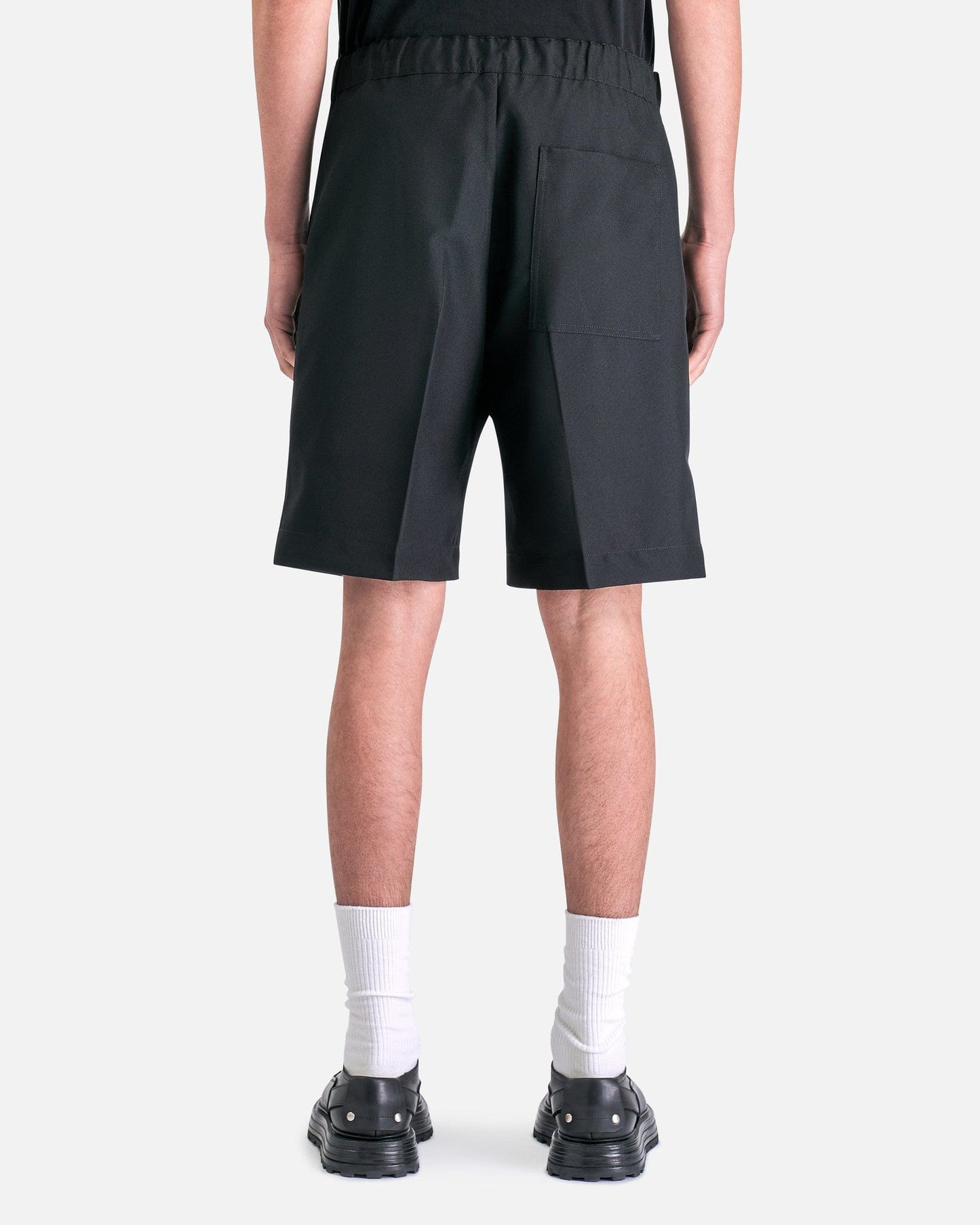 OAMC Men's Shorts Base Short in Black