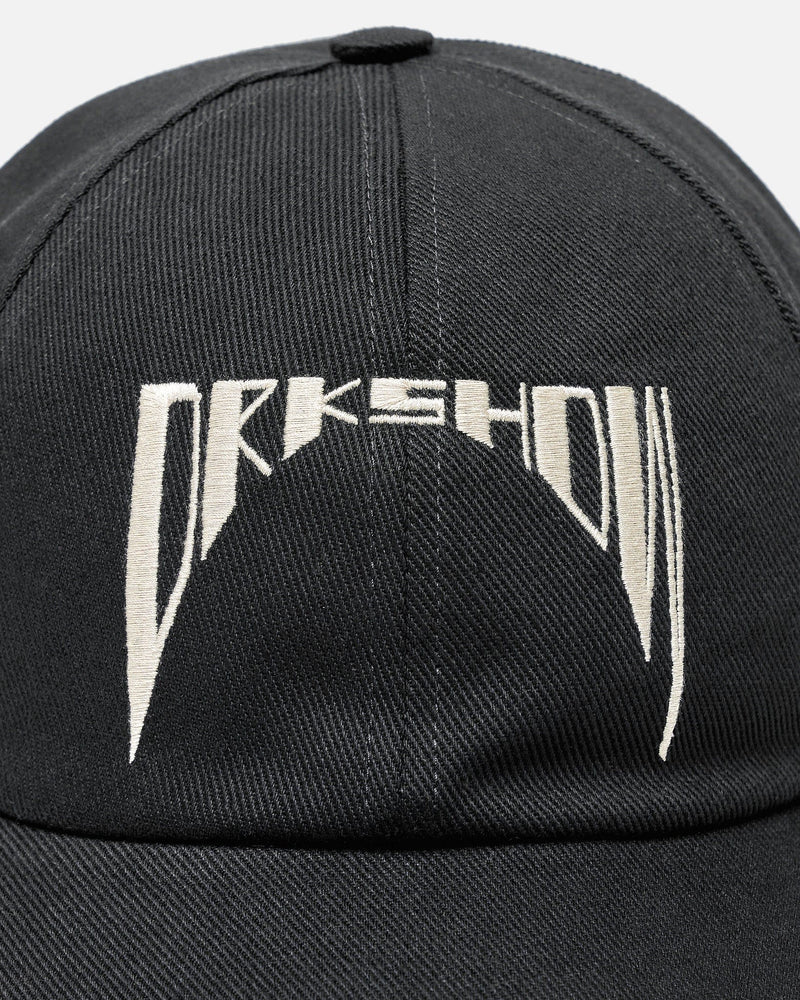 Rick Owens DRKSHDW Men's Hats Baseball Cap in Black/Pearl