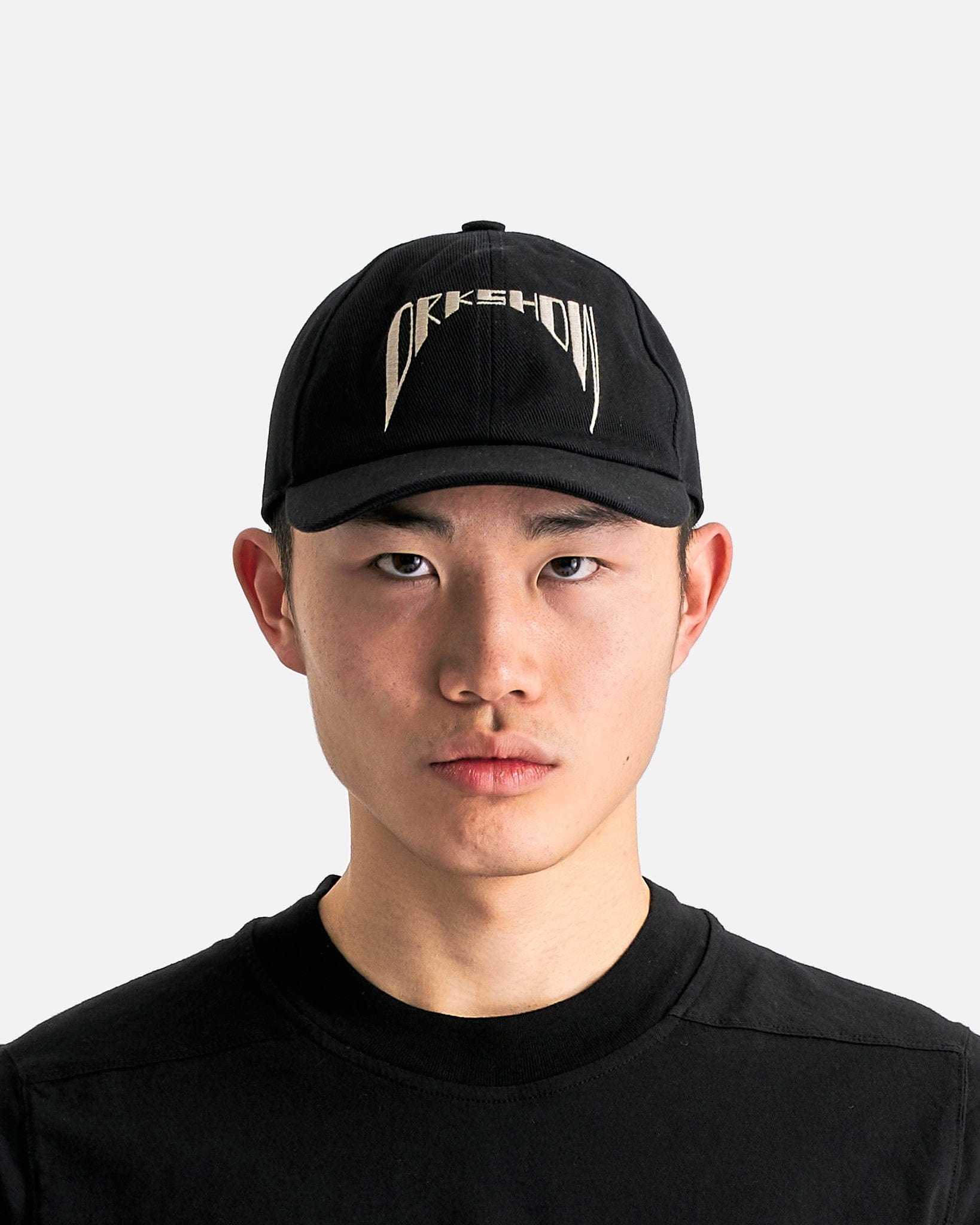 Rick Owens DRKSHDW Men's Hats Baseball Cap in Black/Pearl