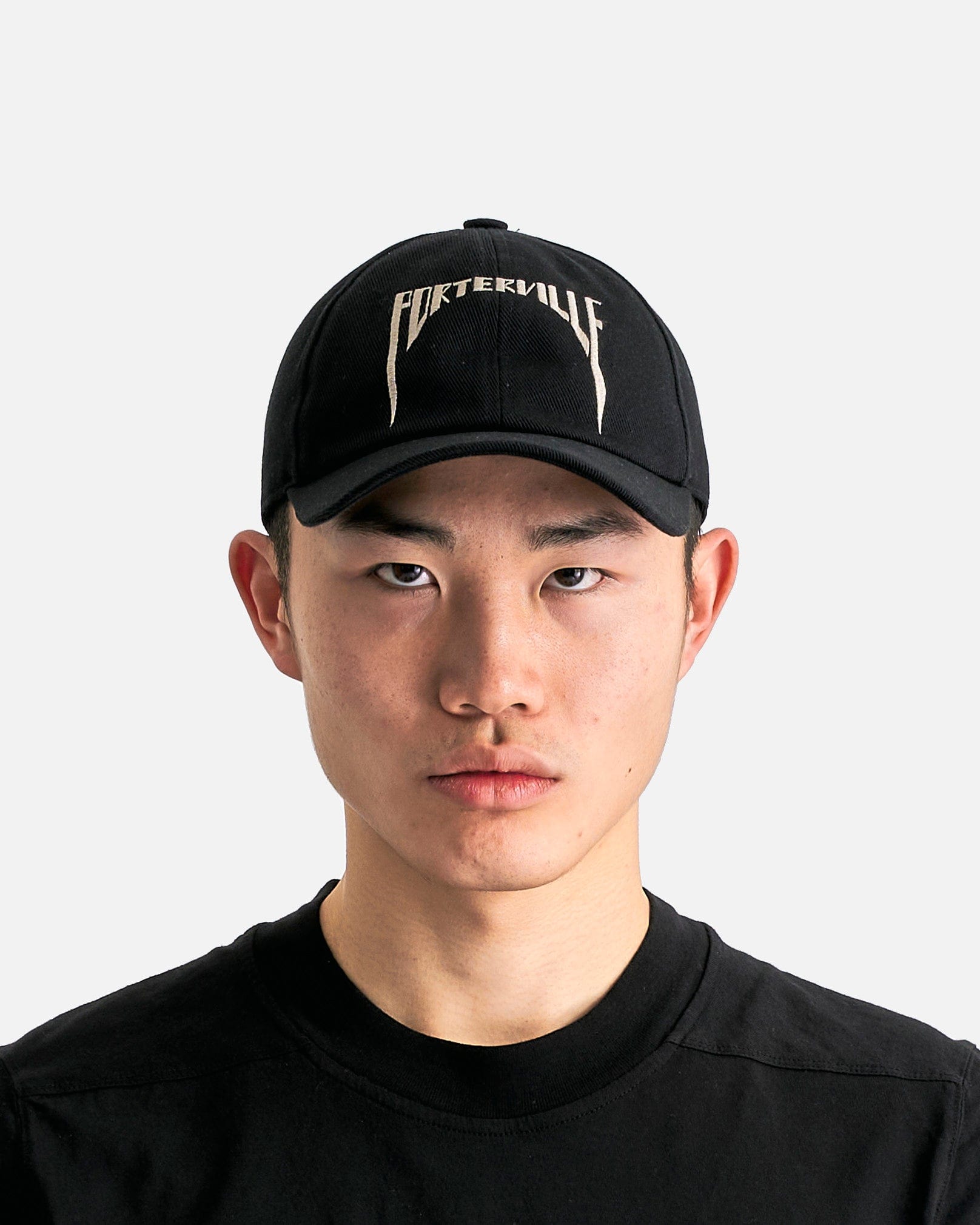 Rick Owens DRKSHDW Men's Hats Baseball Cap in Pearl/Black