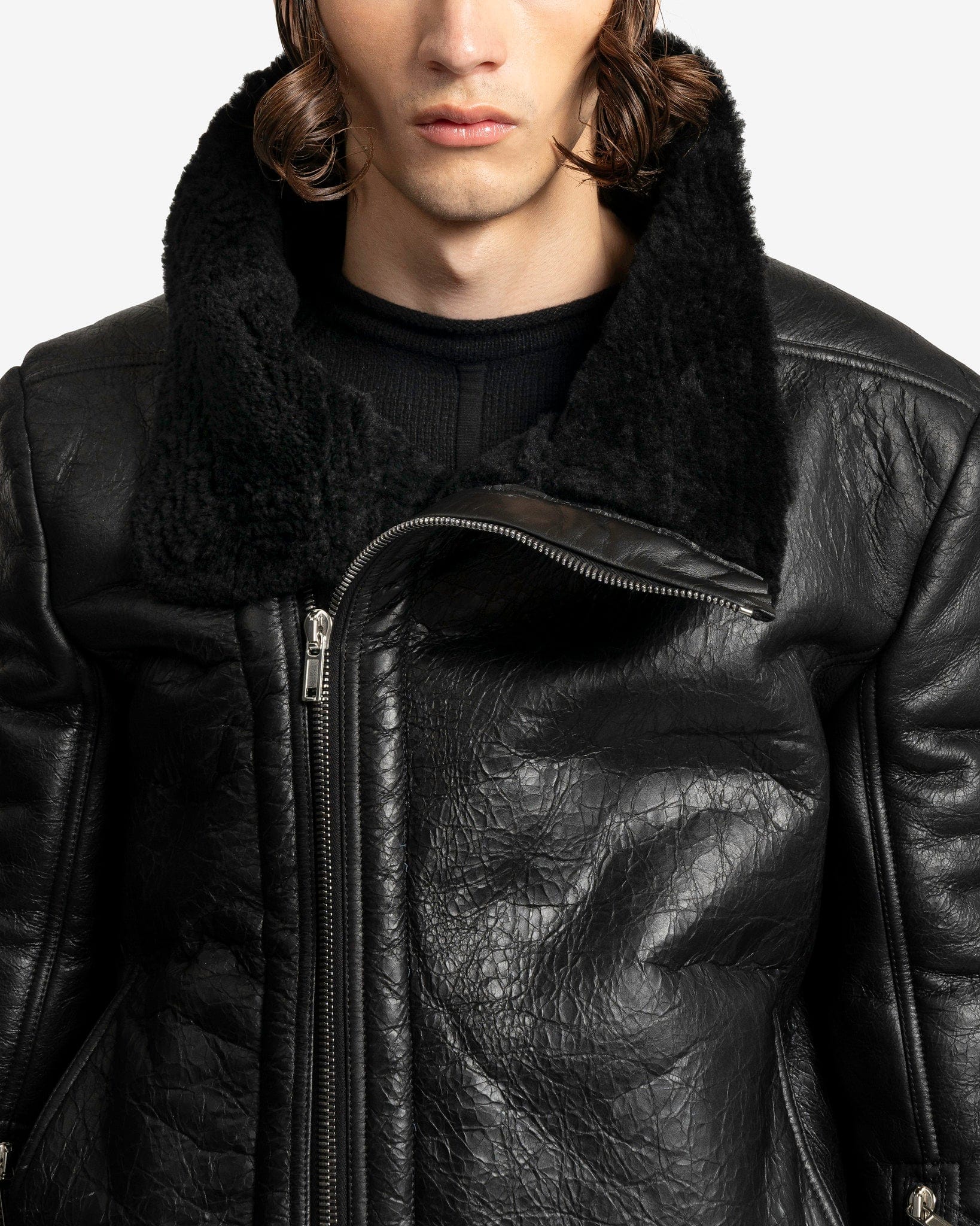 Rick Owens Men's Jackets Bauhaus Jacket in Black