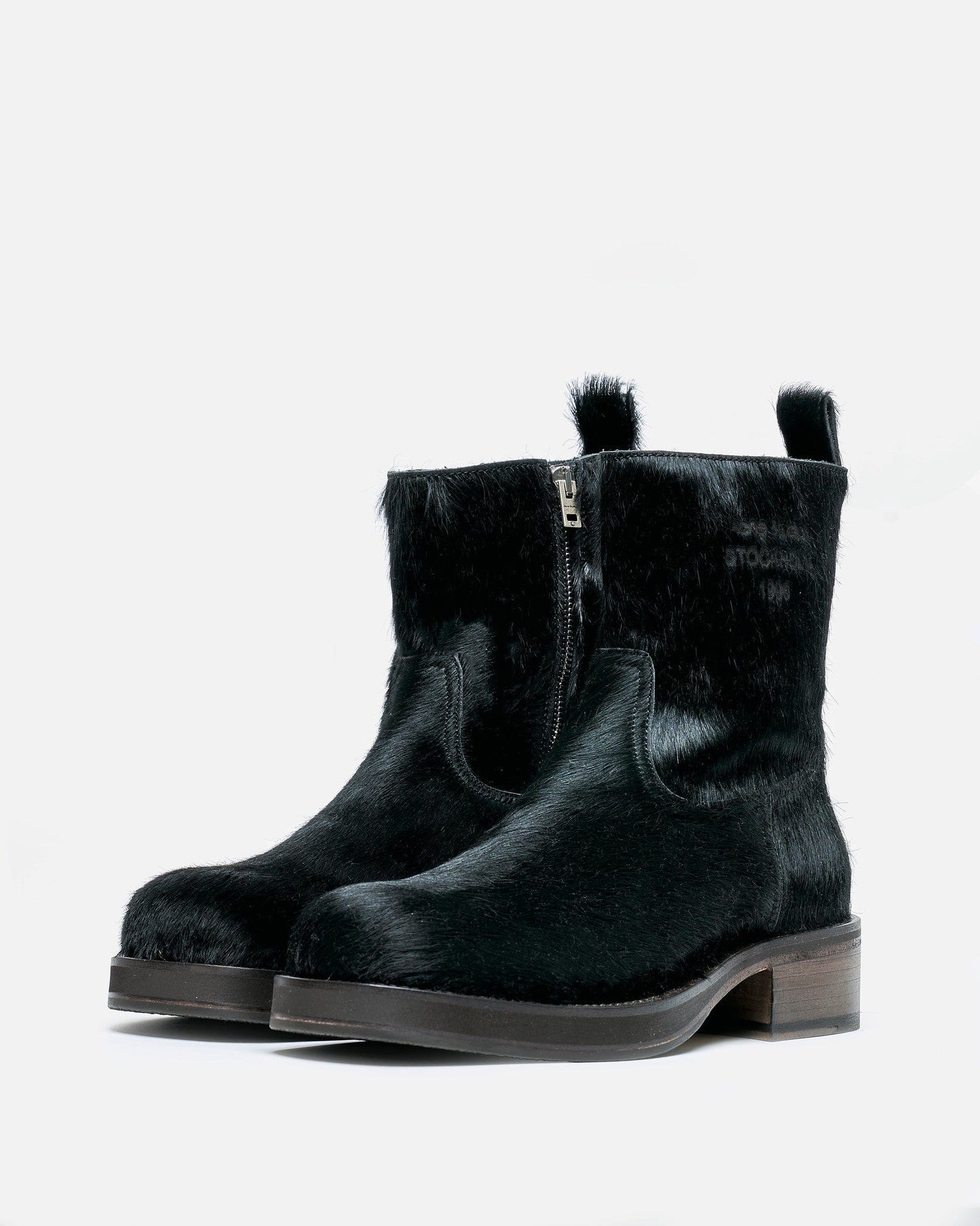 Acne Studios Men's Boots Besare Hairy Boot in Black