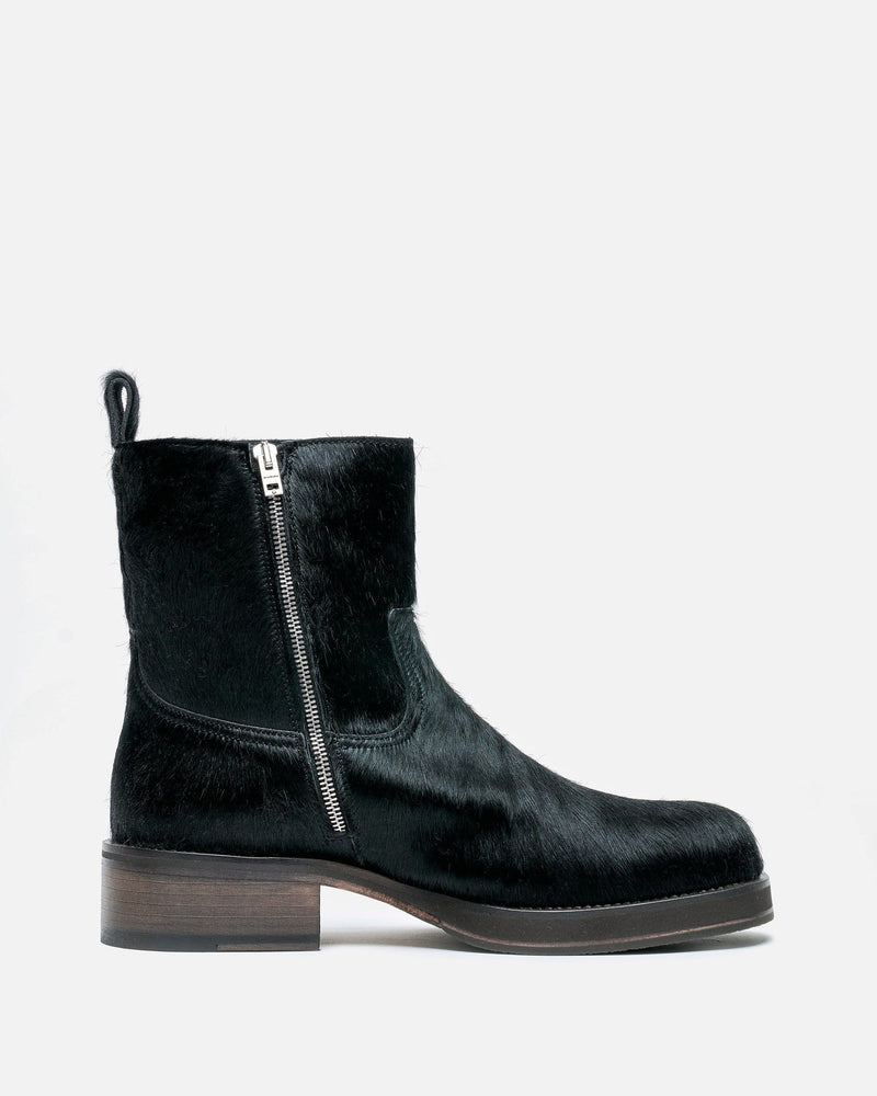 Acne Studios Men's Boots Besare Hairy Boot in Black