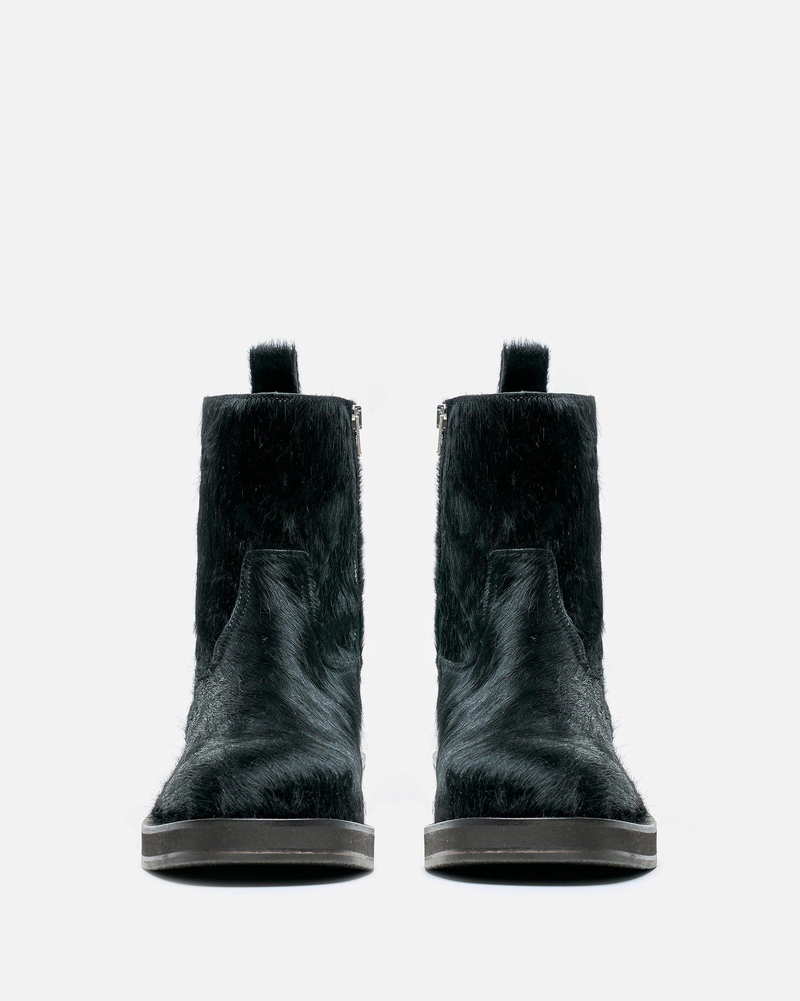 Acne Studios Men's Boots Besare Hairy Boot in Black