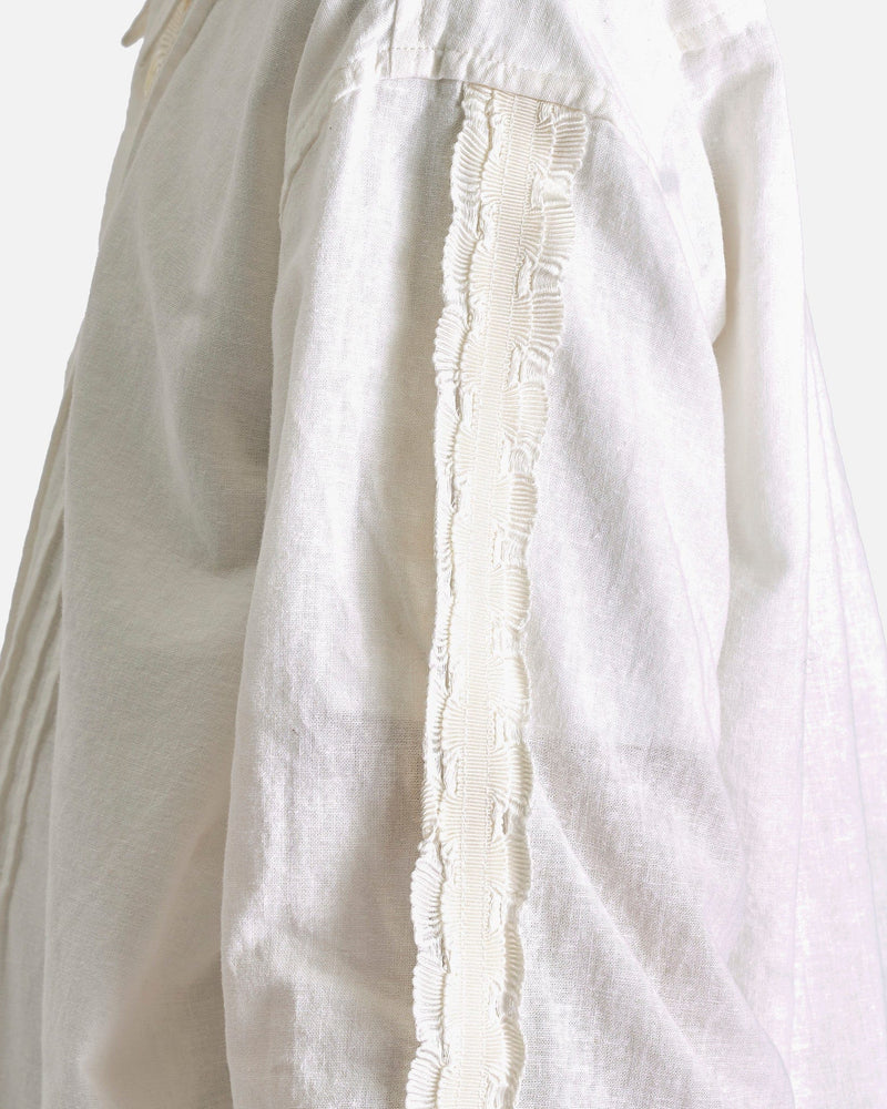 Our Legacy Men's Shirts Beyond Shirt in White Kitchen Weave