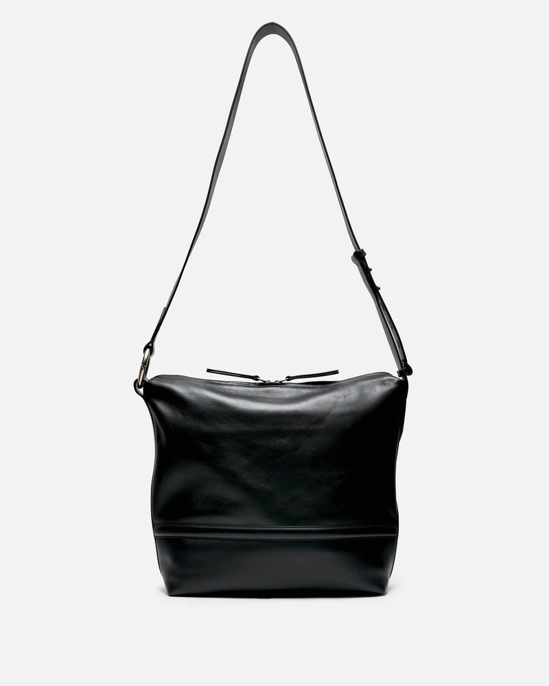 Dries Van Noten Leather Goods OS Black Crossbody Bag in Black